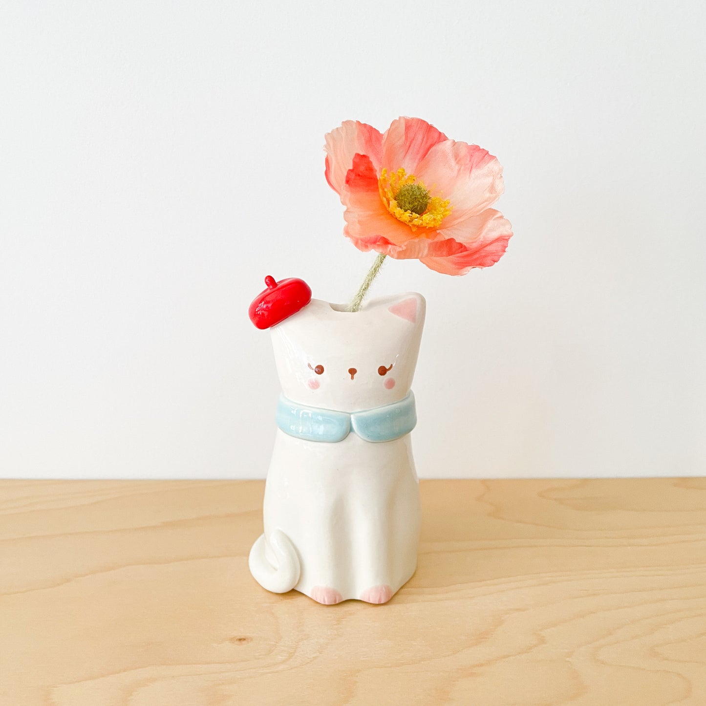 Parisian Cat Vase