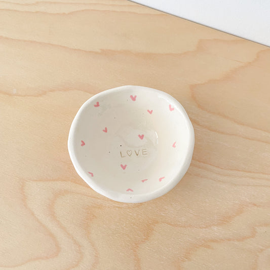 Pink Love Trinket Dish