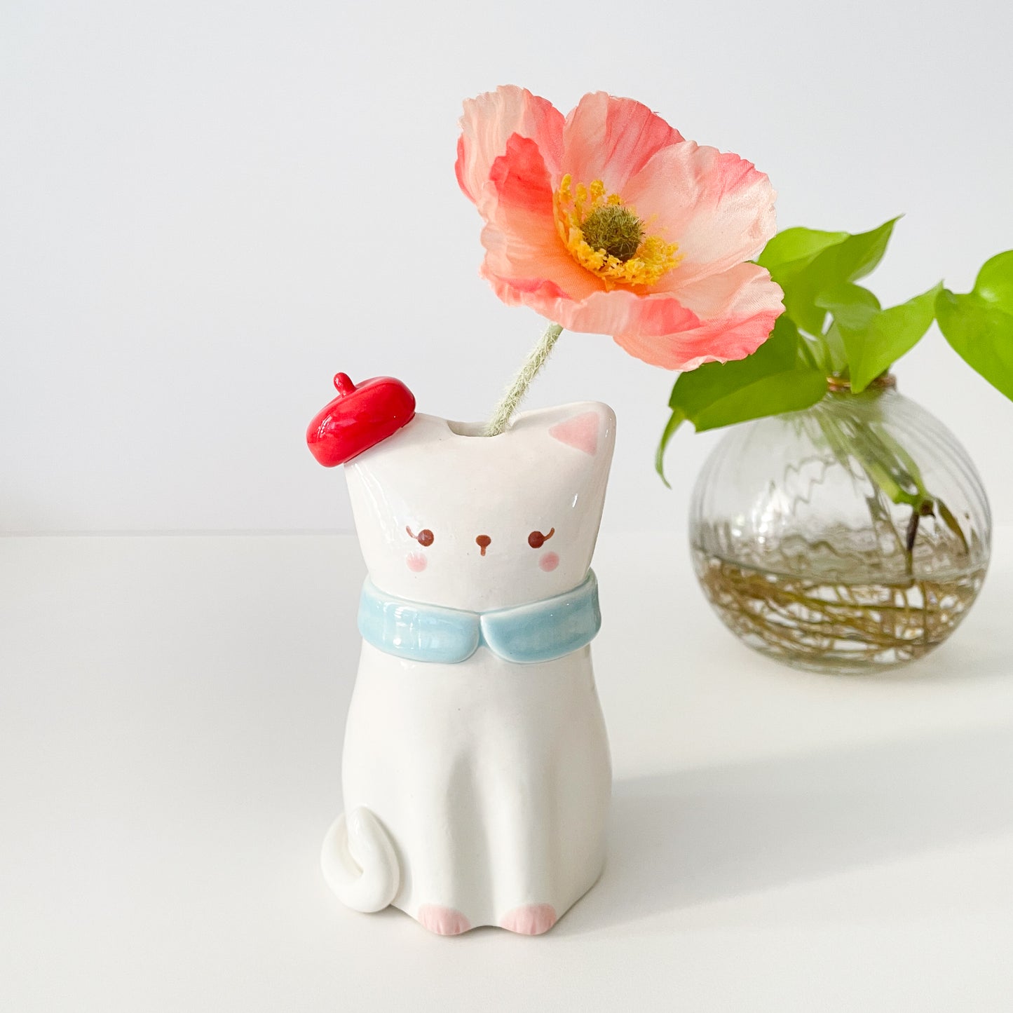 Parisian Cat Vase