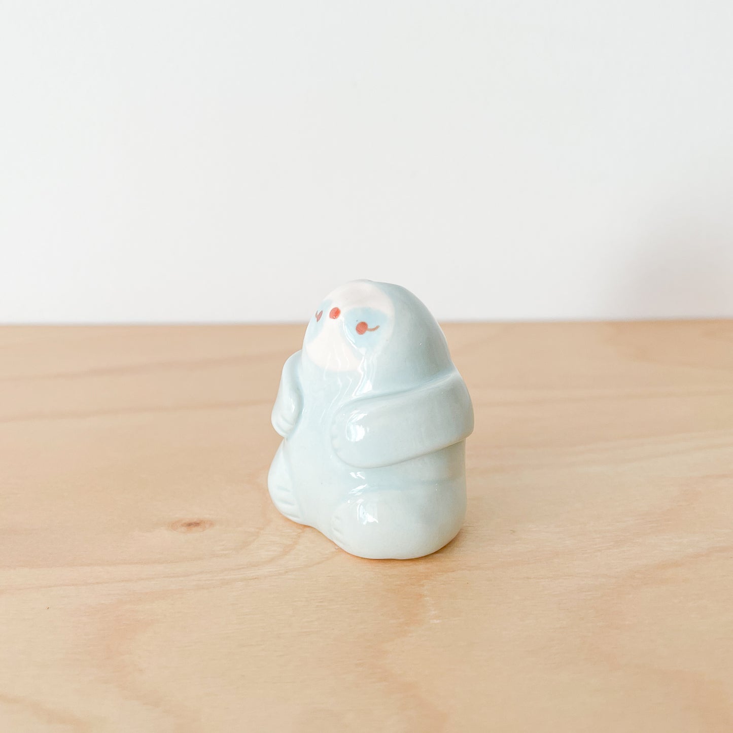 Blue Sloth Mini Vase