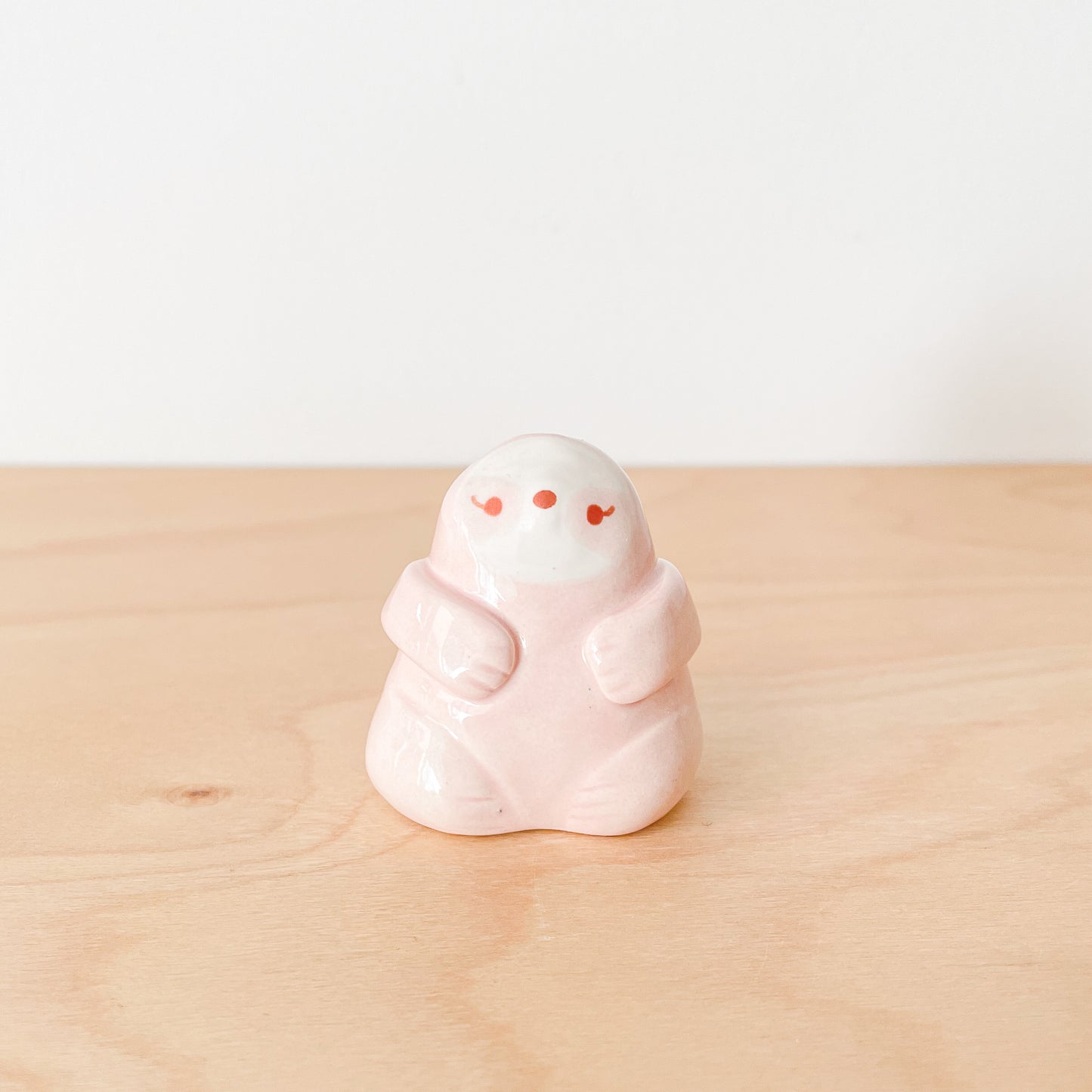 Pink Sloth Mini Vase