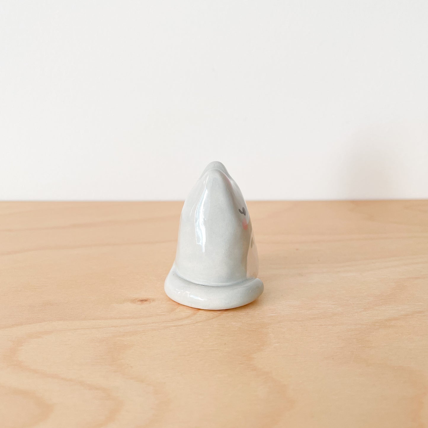 Grey Totoro Cat Mini Vase