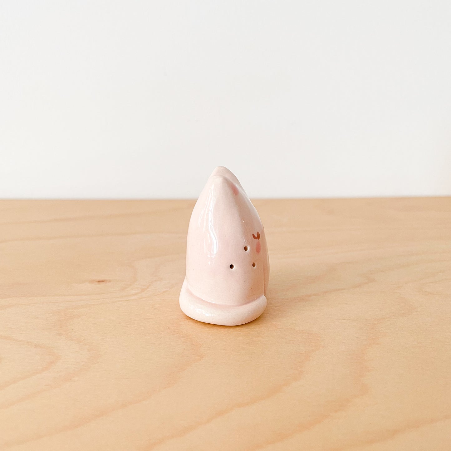 Pink Whisker Cat Mini Vase