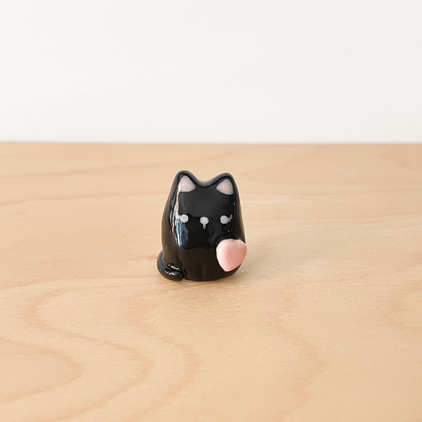 Heart Black Cat Desk Pal