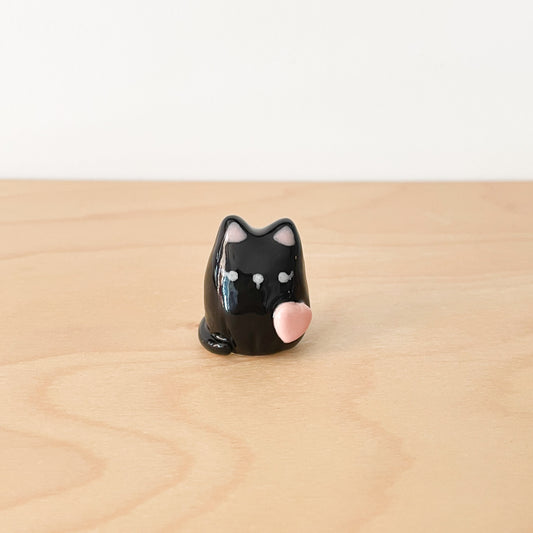 Heart Black Cat Desk Pal