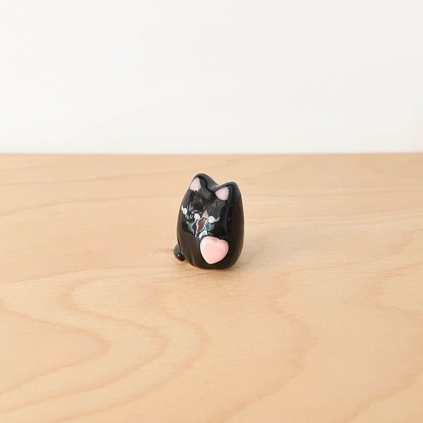 Heart Black Cat Desk Pal