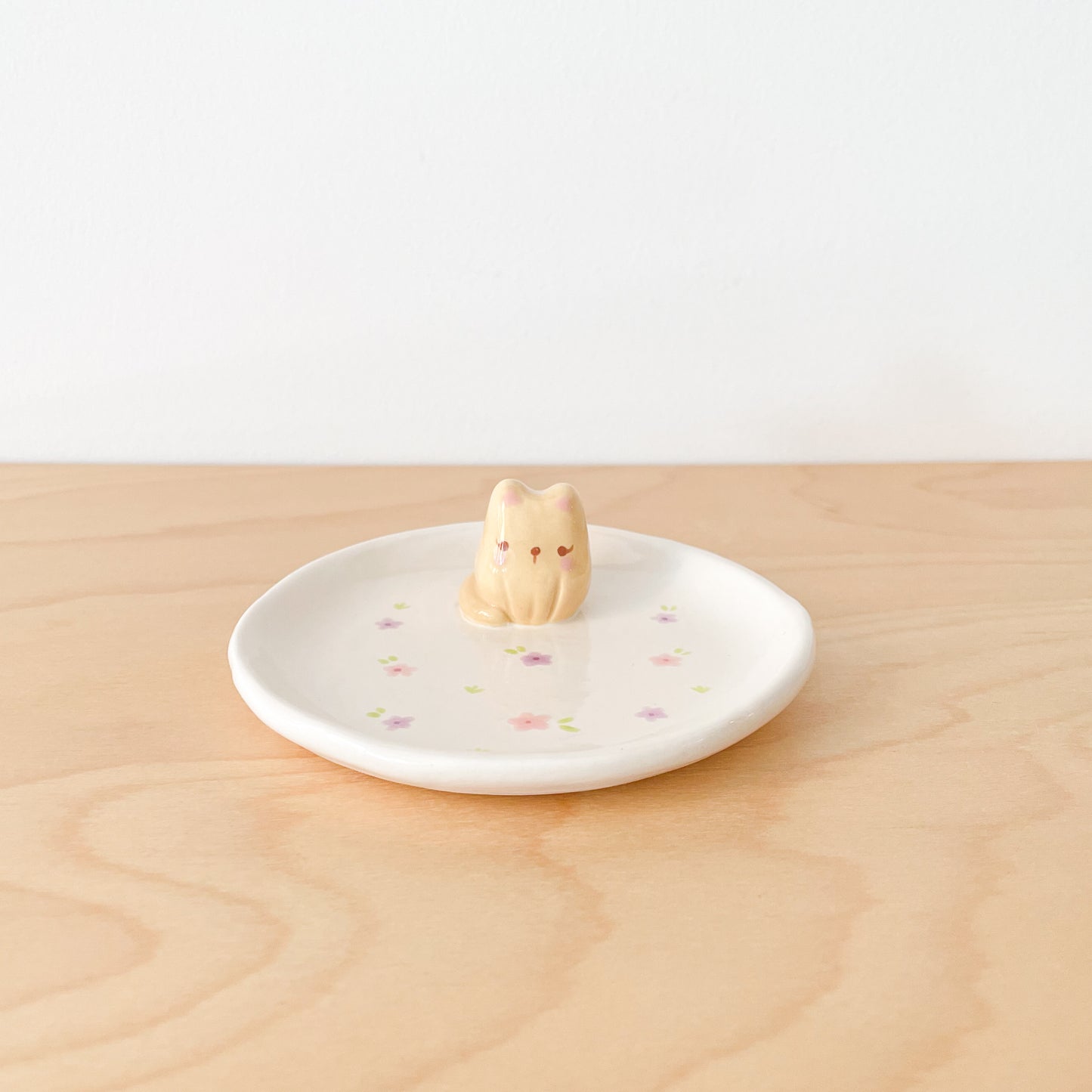 Brown Cat Trinket Dish