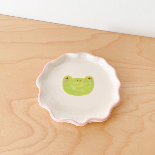 Rosy Frog Trinket Dish