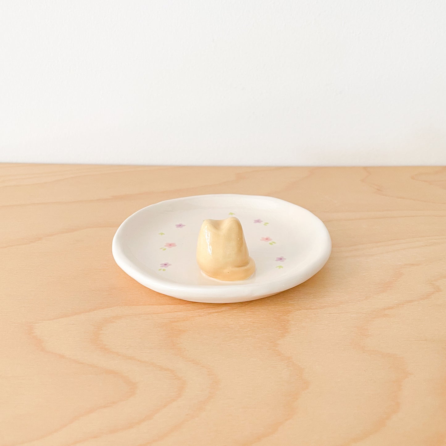Brown Cat Trinket Dish