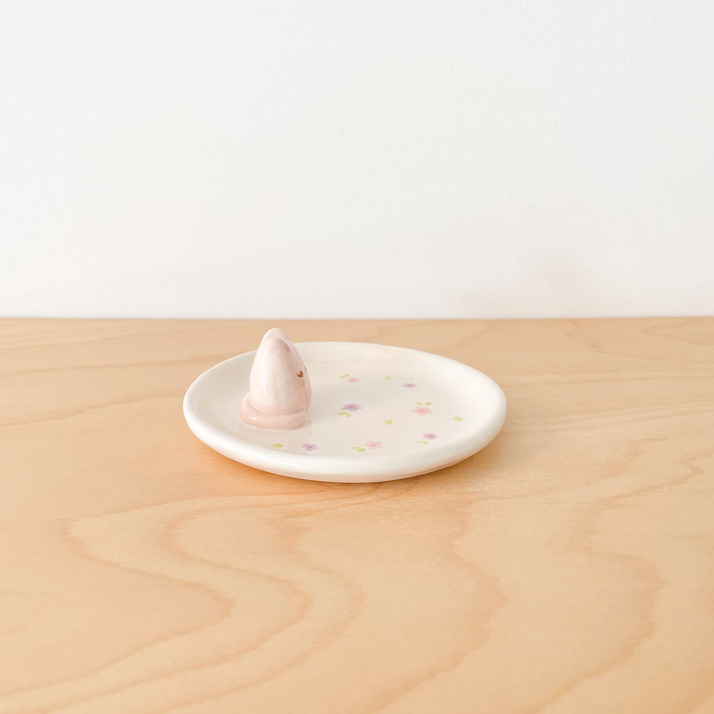 Pink Cat Trinket Dish