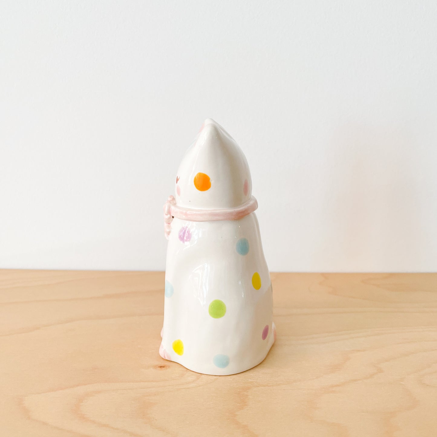 Spotty Rainbow Cat Vase