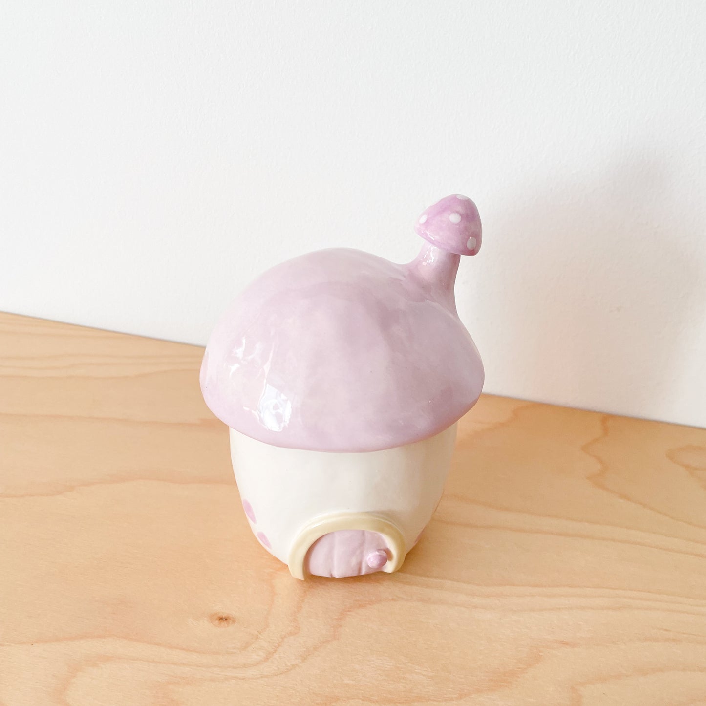 Purple Mushy Chimney Jar