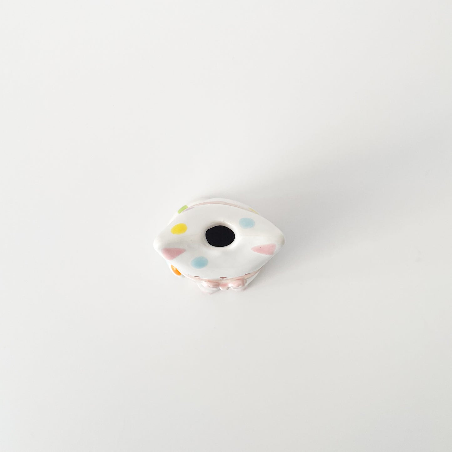 Spotty Rainbow Cat Vase