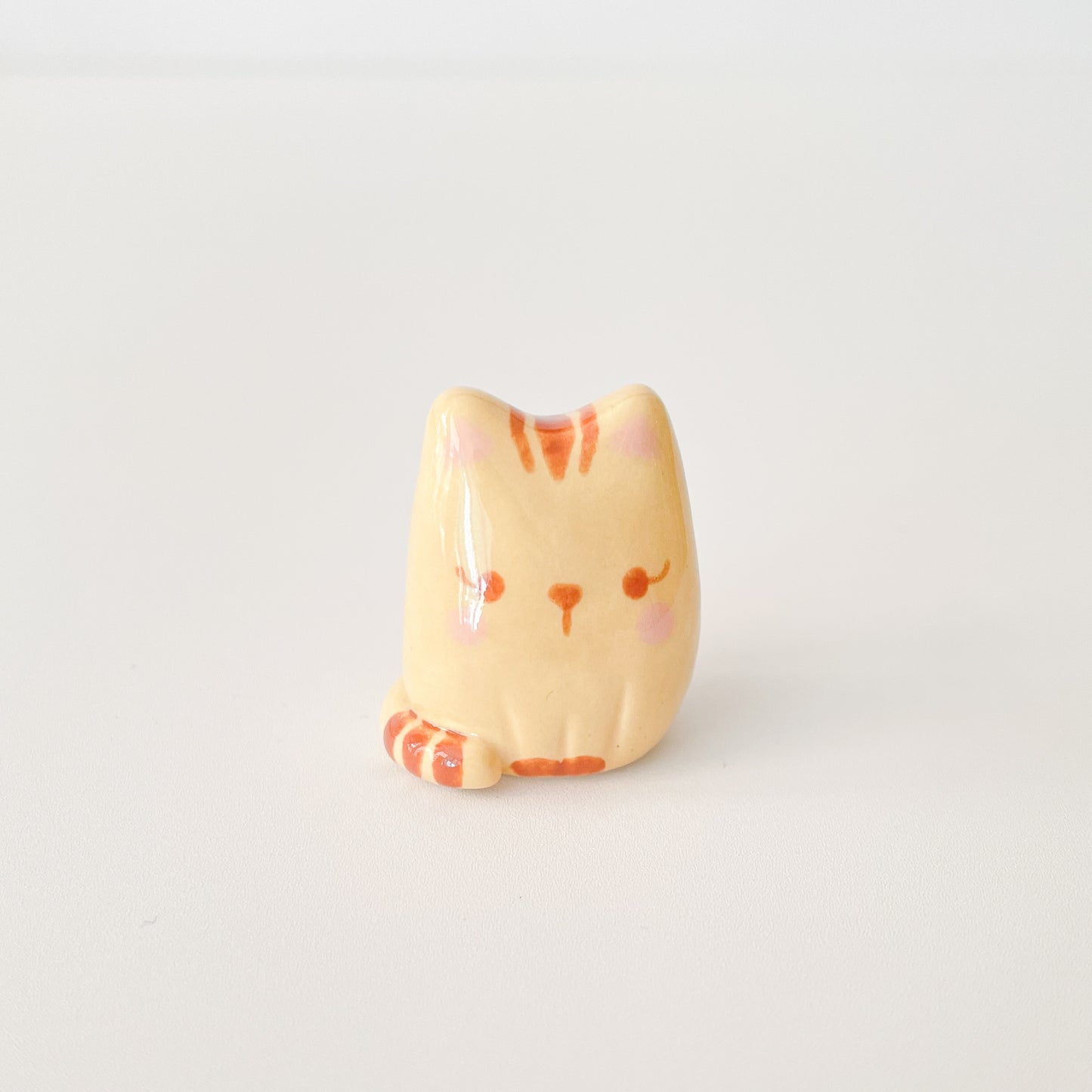 Brown Stripe Cat Desk Pal
