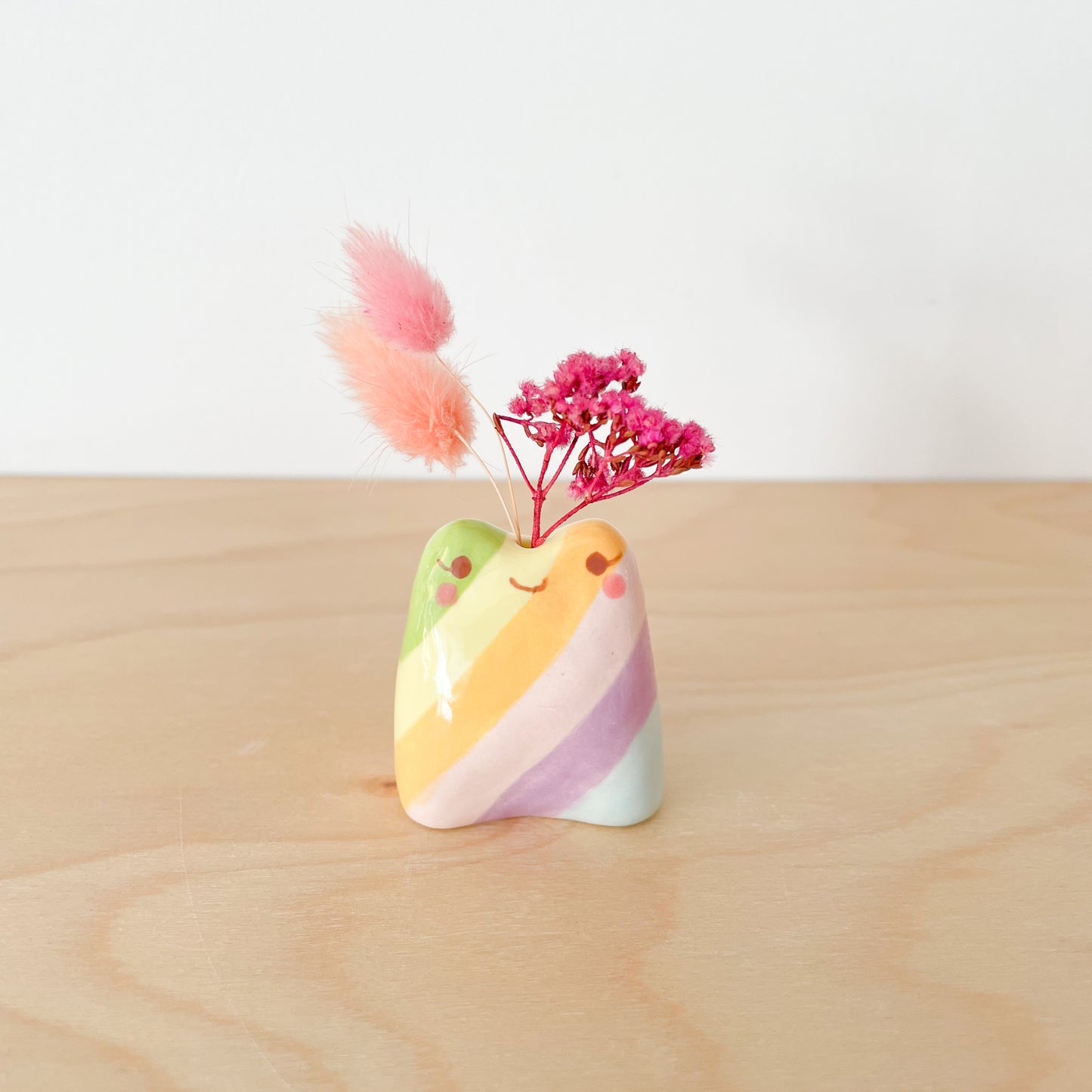 Rainbow Frog Mini Vase