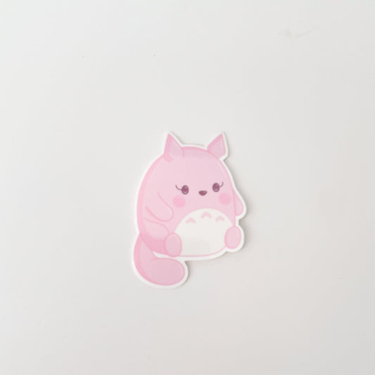 Pink Totoro Sticker