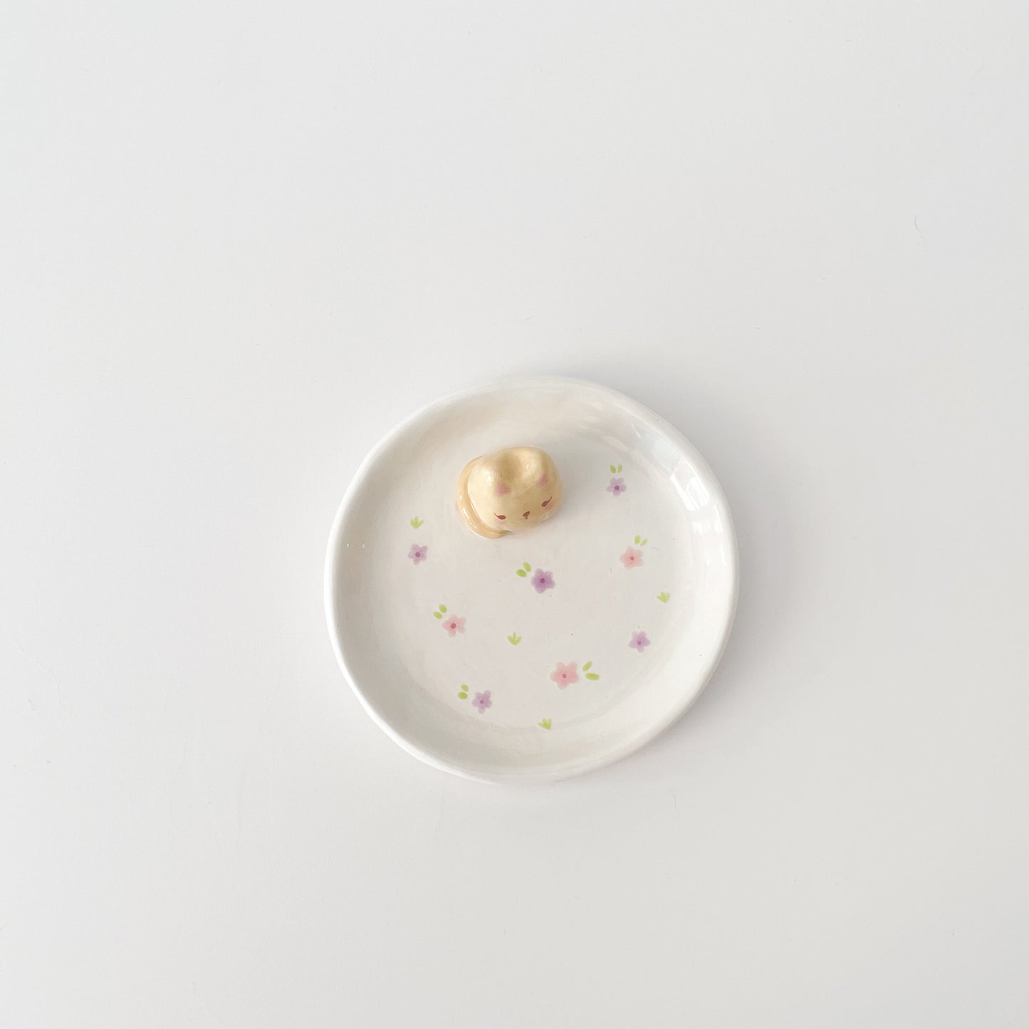 Brown Cat Trinket Dish
