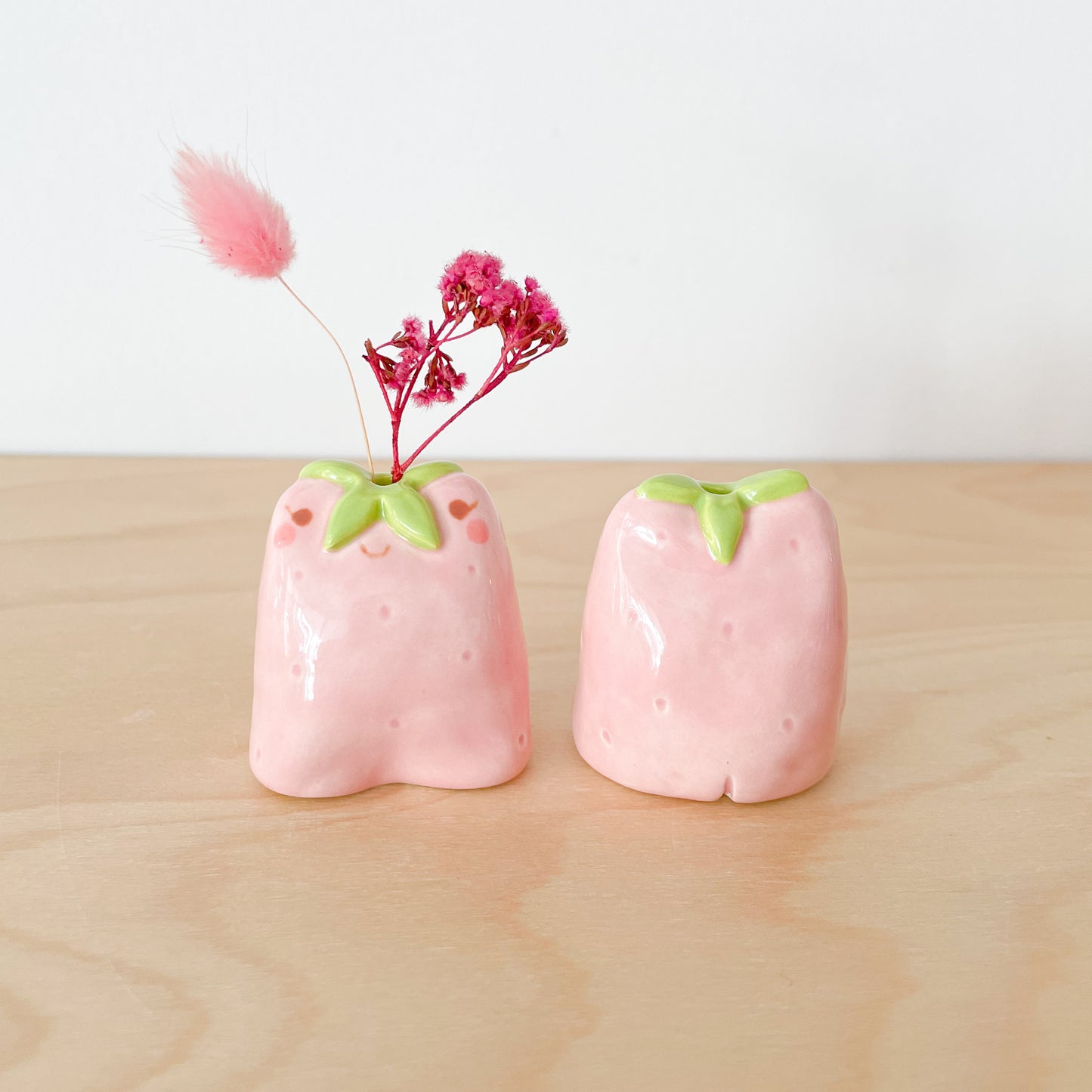 Strawberry Frog Mini Vase