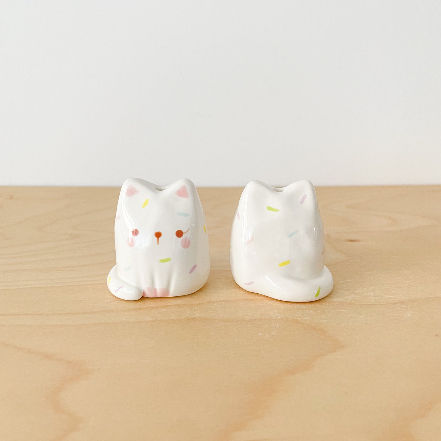 Sprinkle Cat Mini Vase