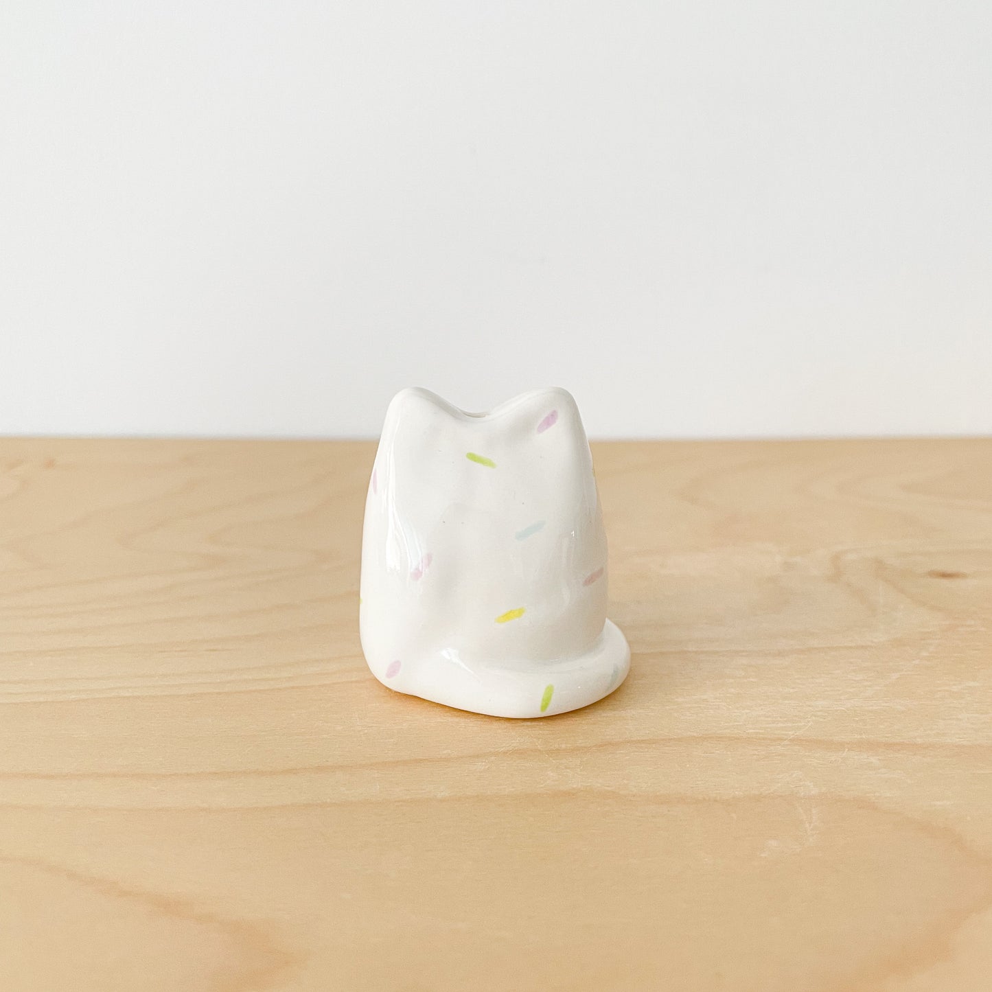 Sprinkle Cat Mini Vase