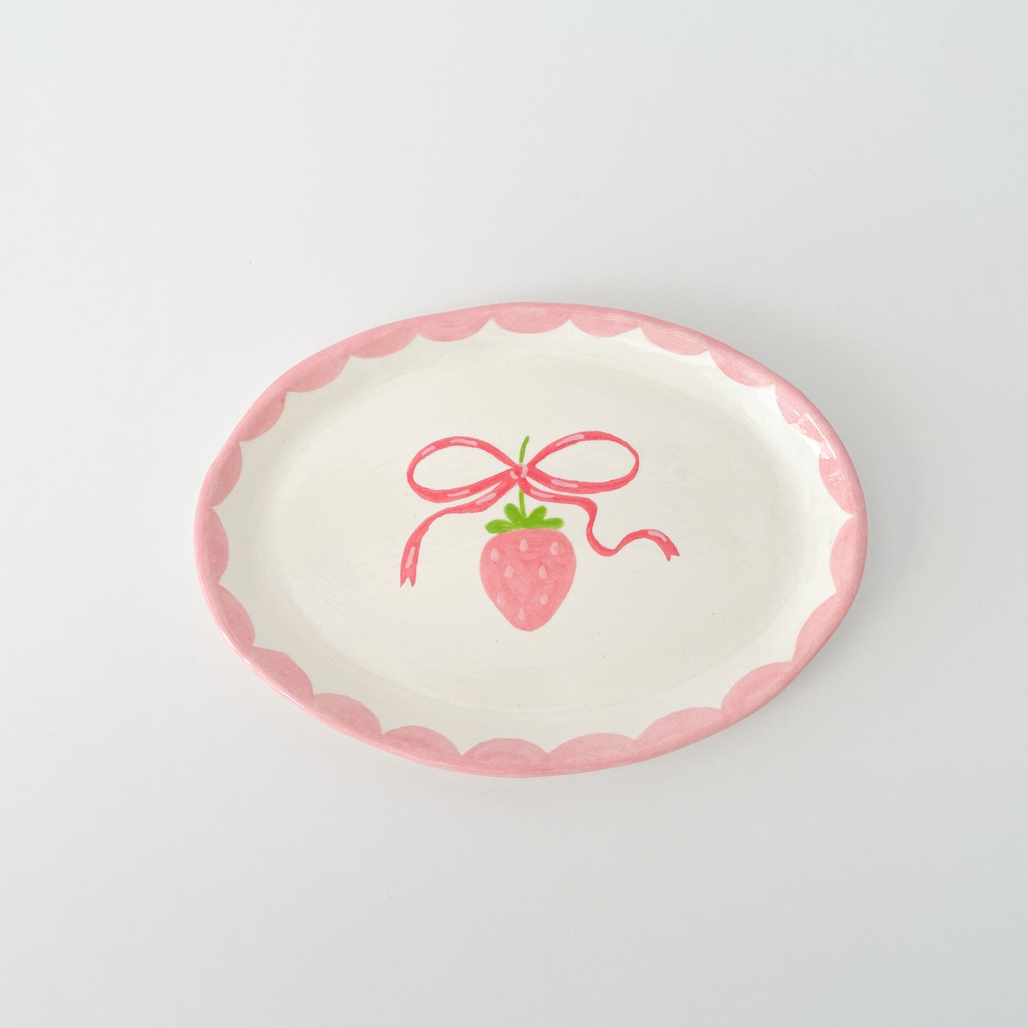 Strawberry Bow Trinket Tray