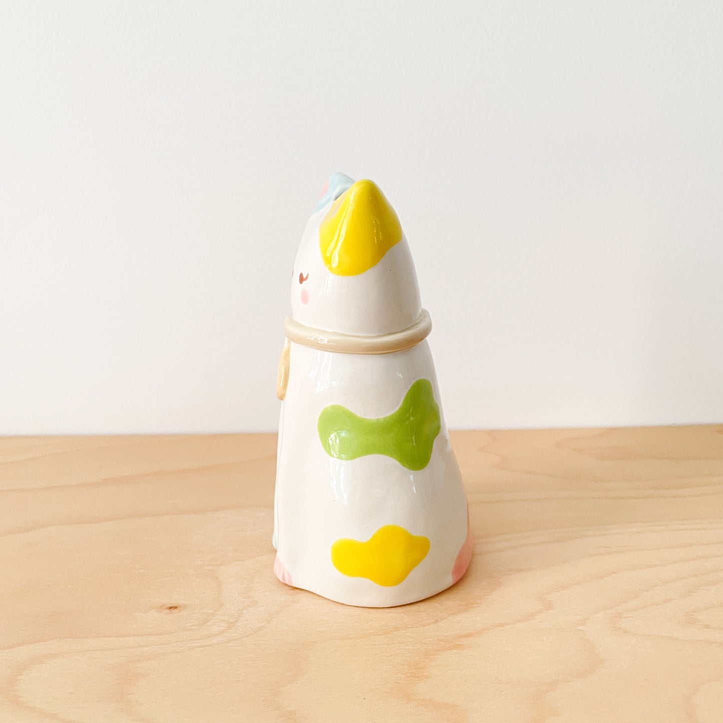 Rainbow Cat Vase