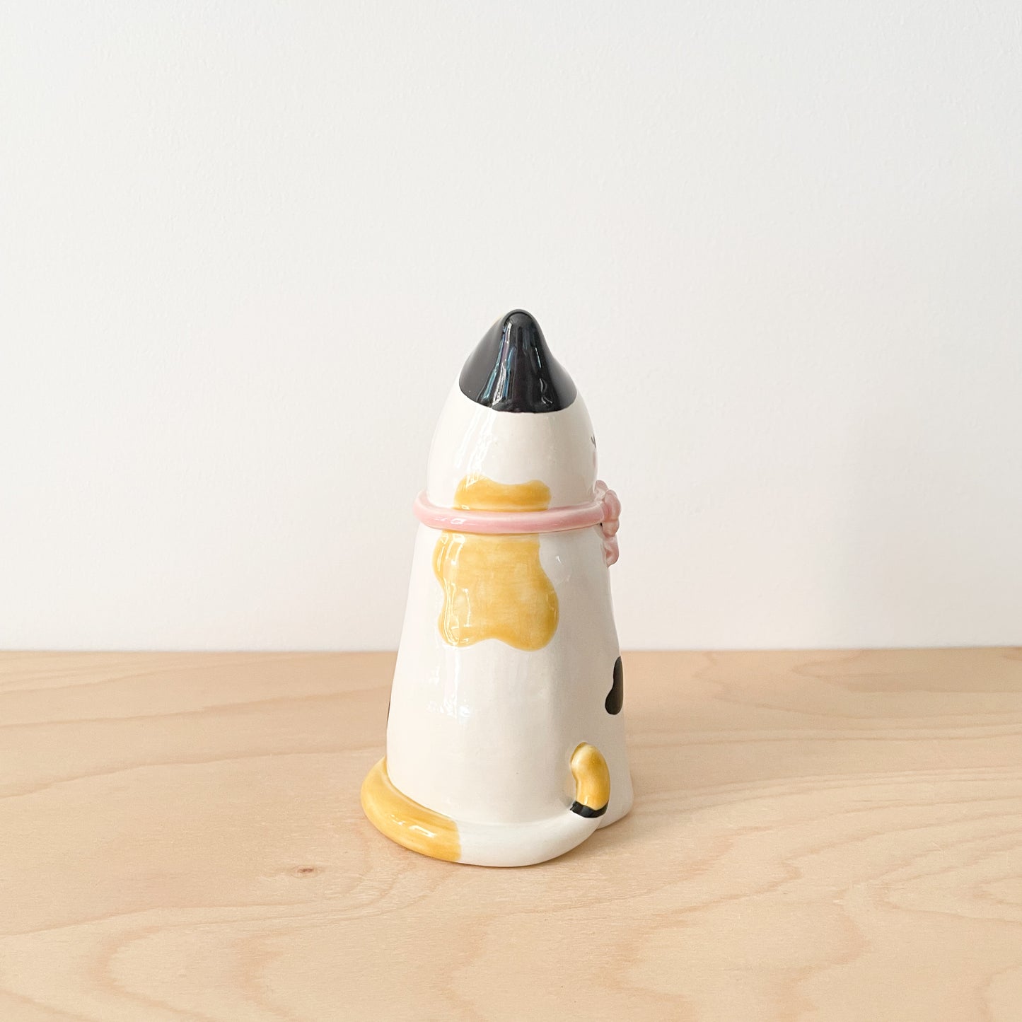 Calico Cat Vase