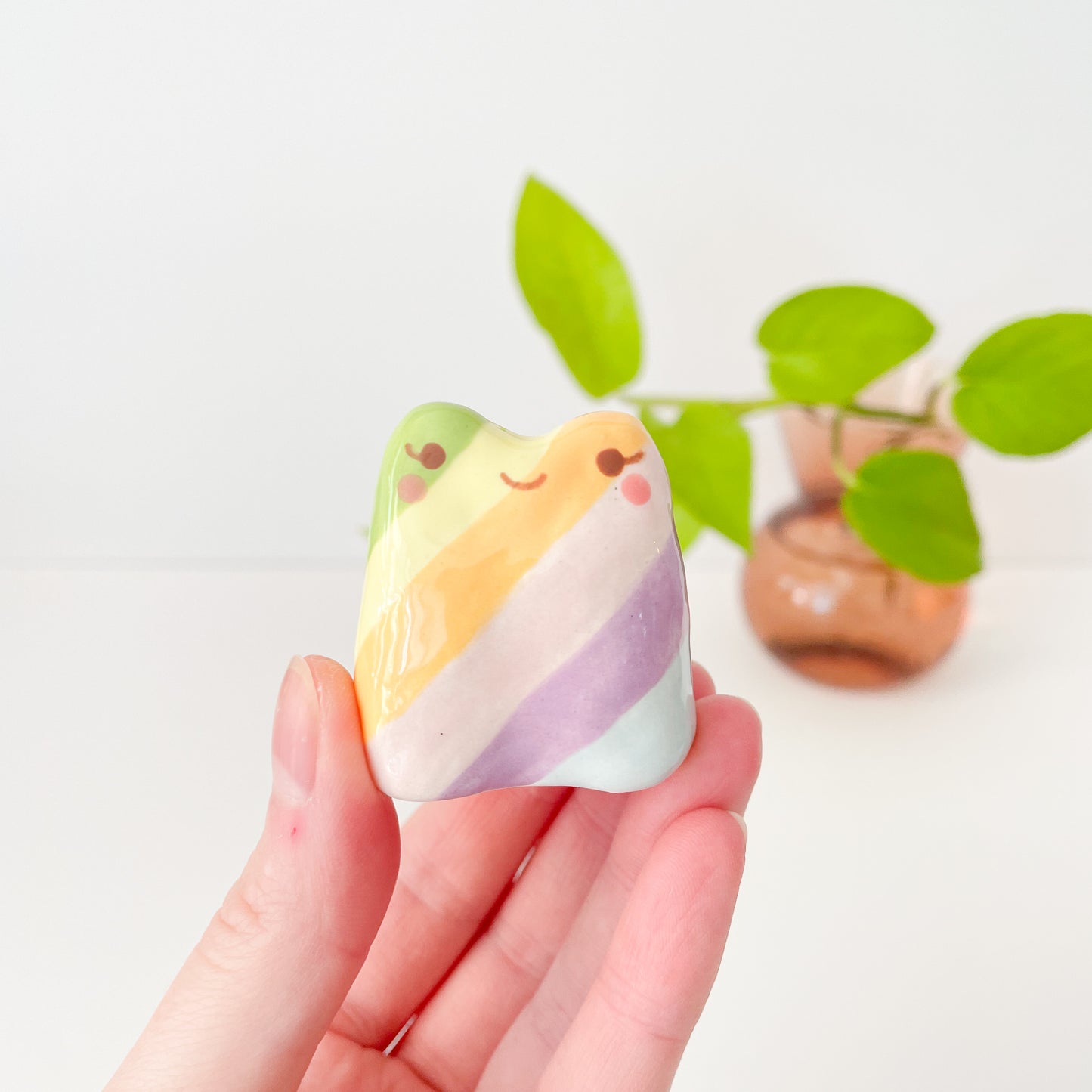Rainbow Frog Mini Vase