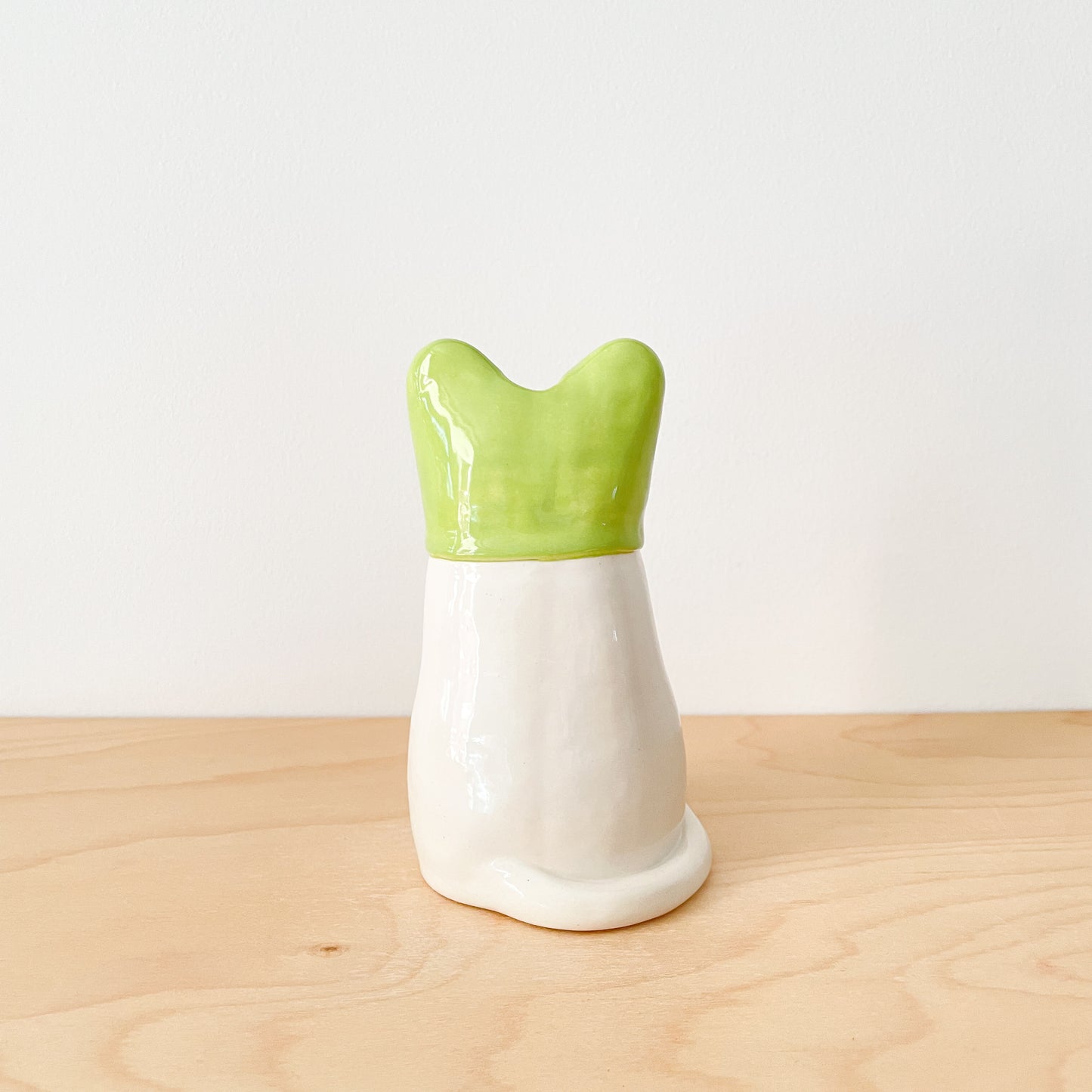 Froggy Cat Vase