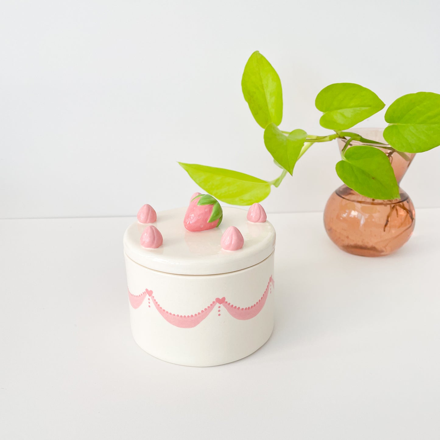Strawberry and Cream Cake Jar