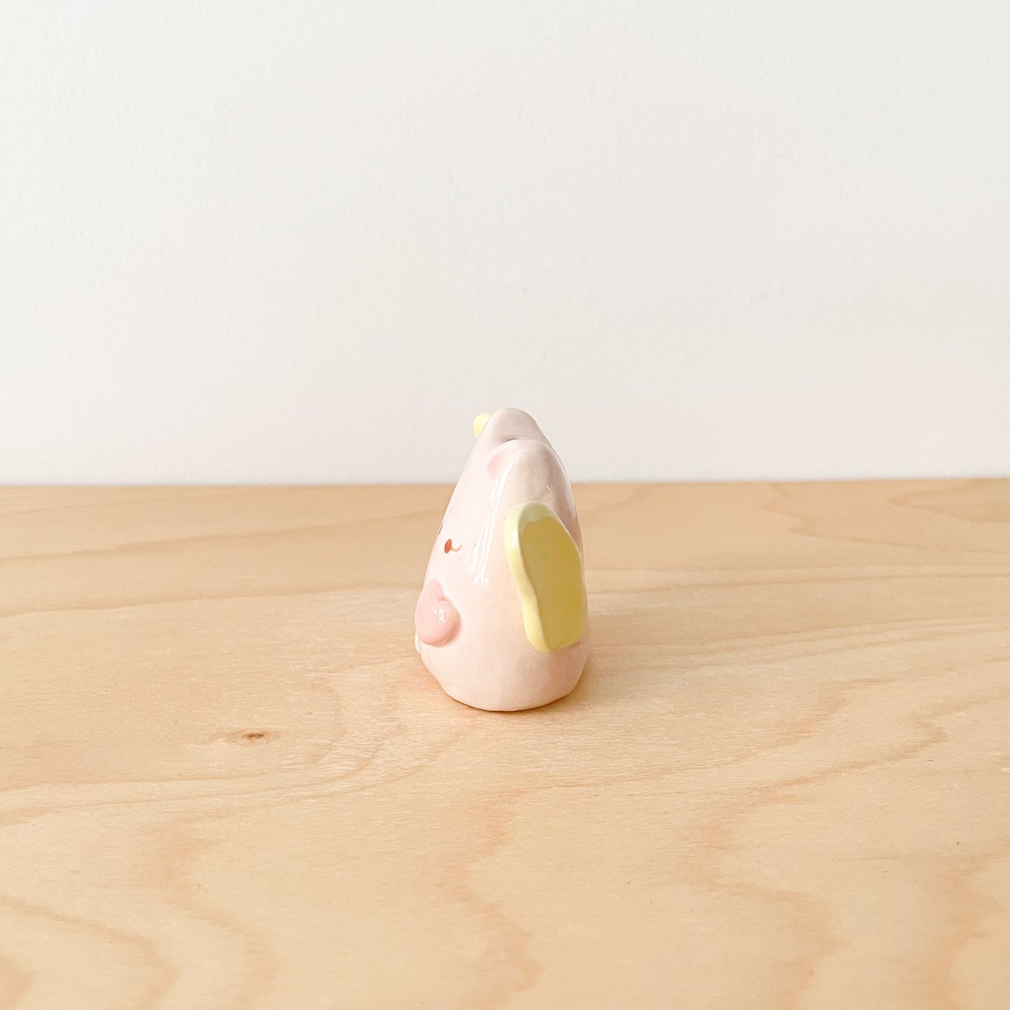 Pink Angel Cat Mini Vase