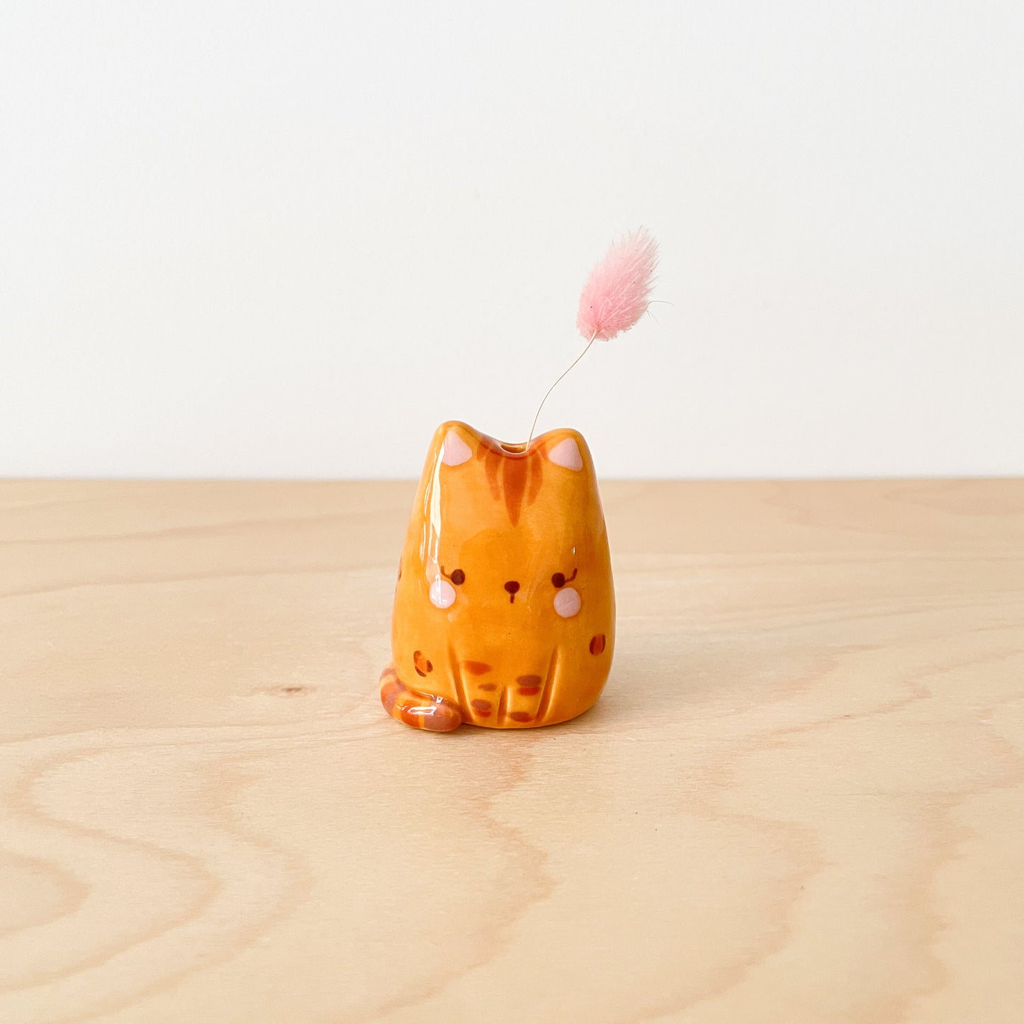 Bengal Cat Mini Vase