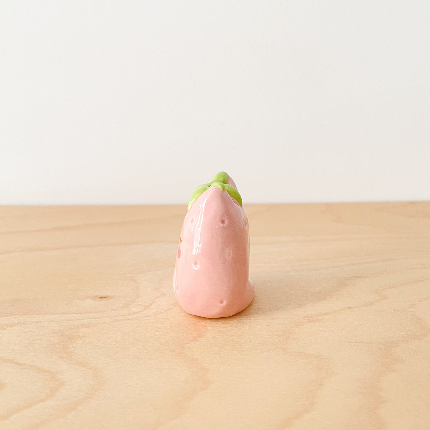 Strawberry Cat Mini Vase
