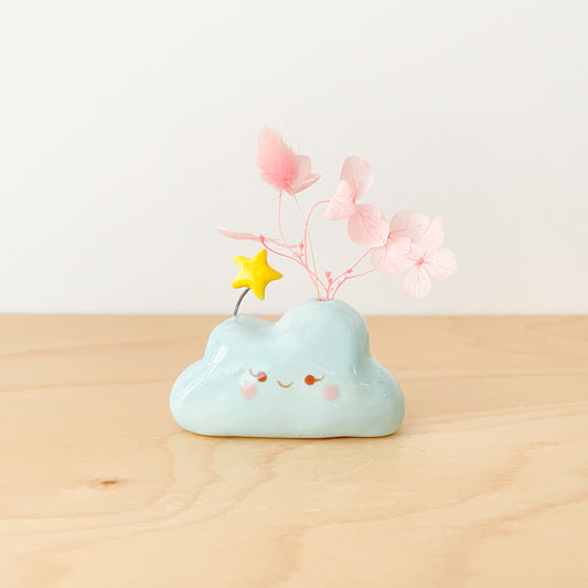 Blue Cloud Mini Vase