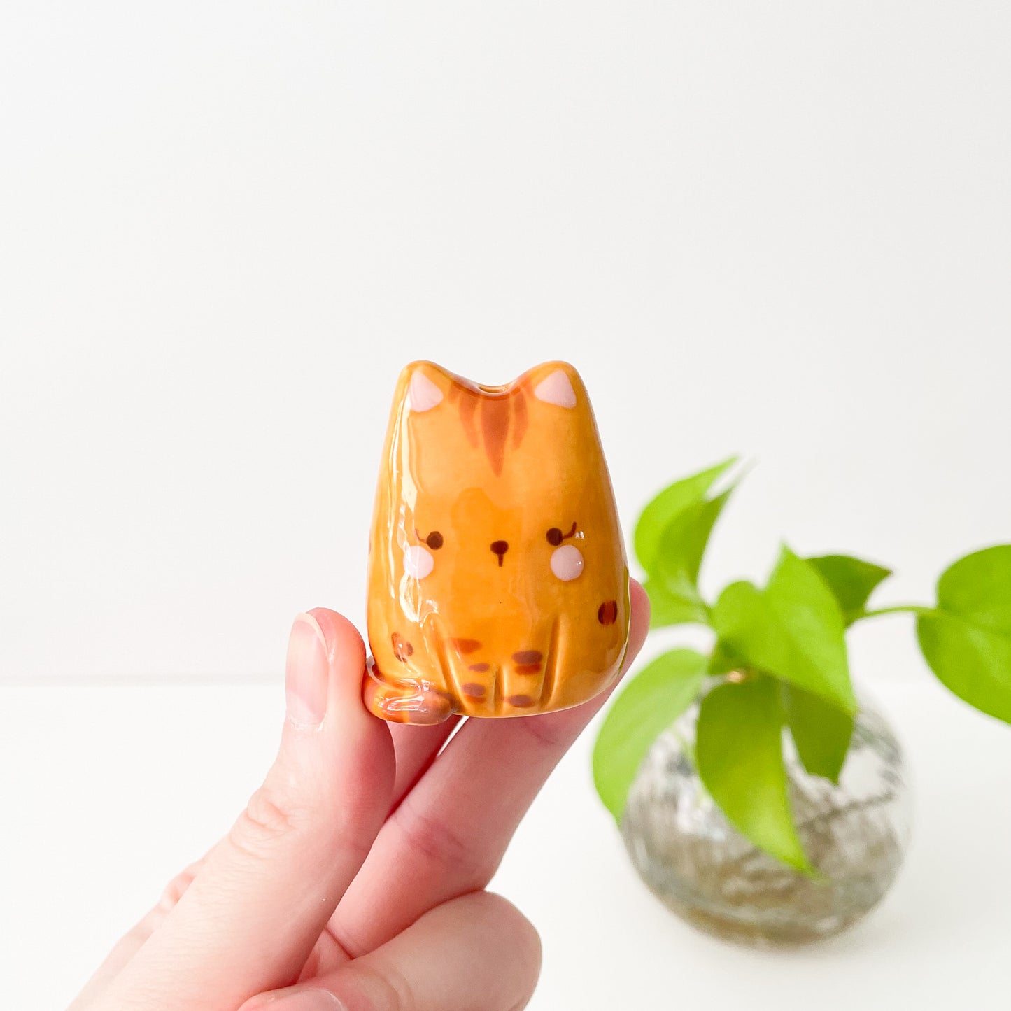 Bengal Cat Mini Vase