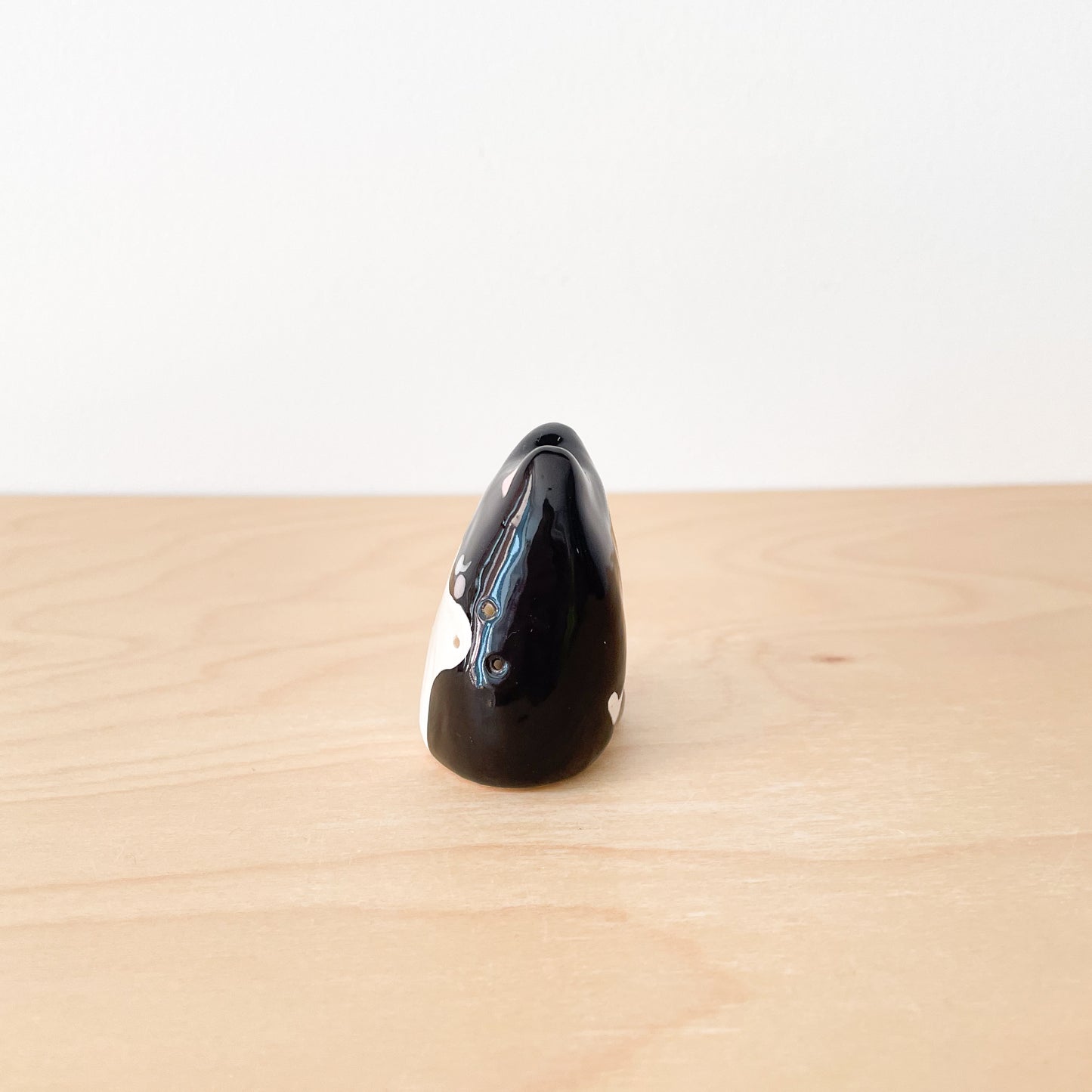 Tuxedo Whisker Cat Mini Vase