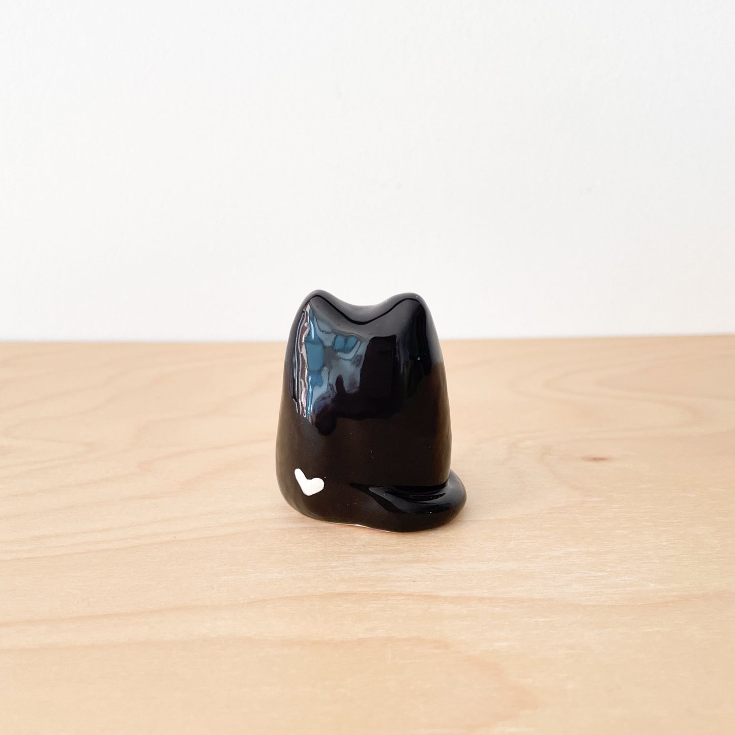 Tuxedo Whisker Cat Mini Vase