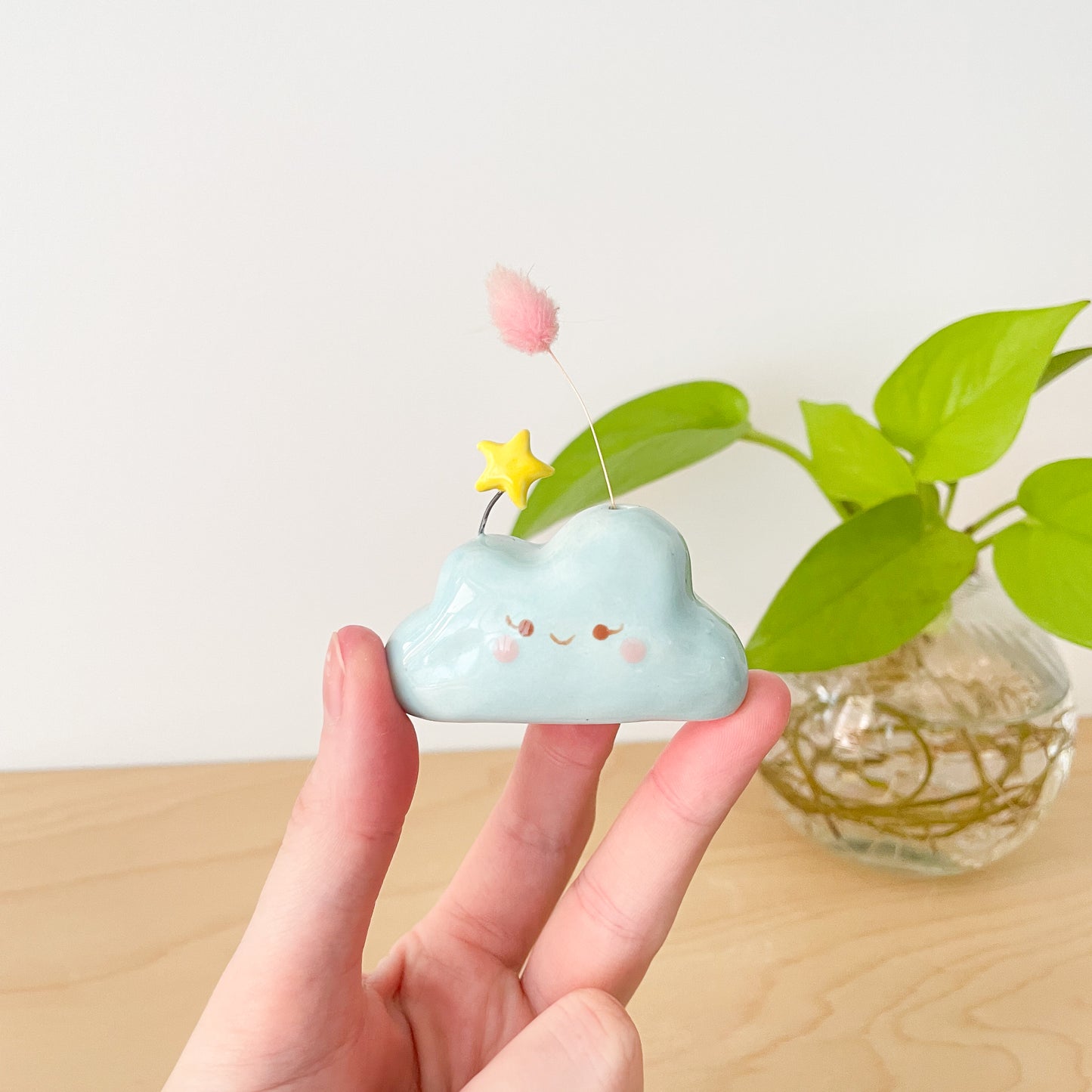 Blue Cloud Mini Vase