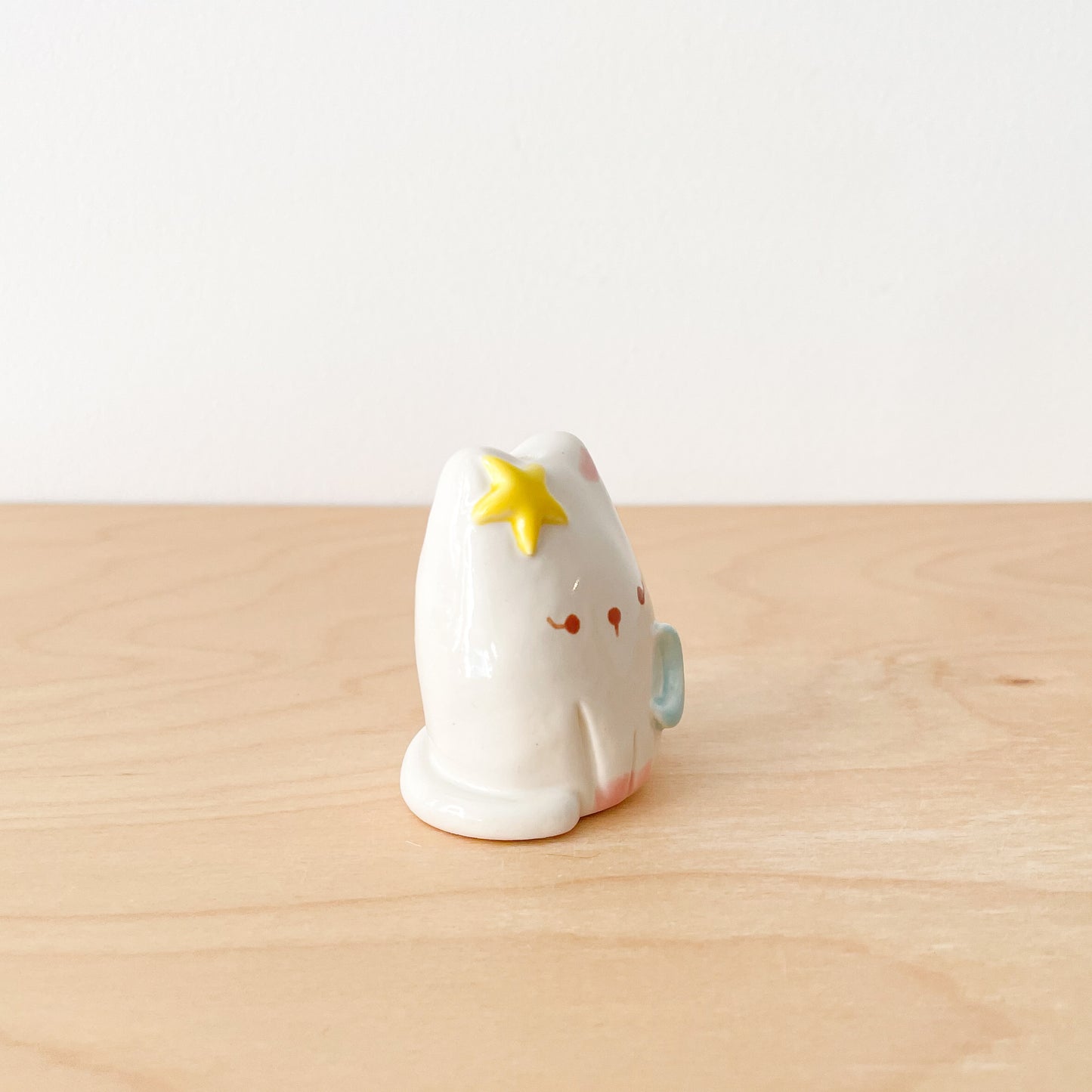 Lunar Cat Mini Vase