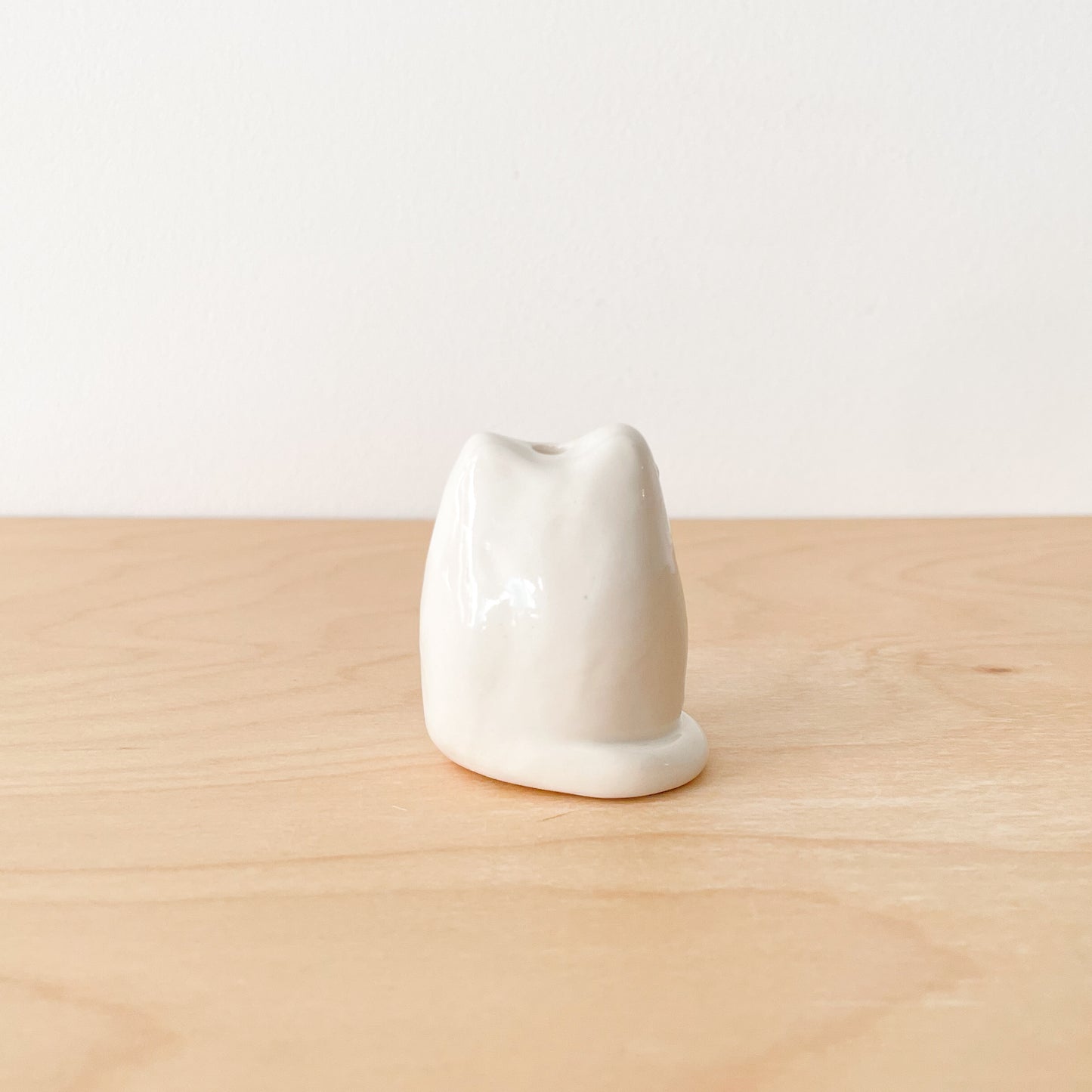 Lunar Cat Mini Vase