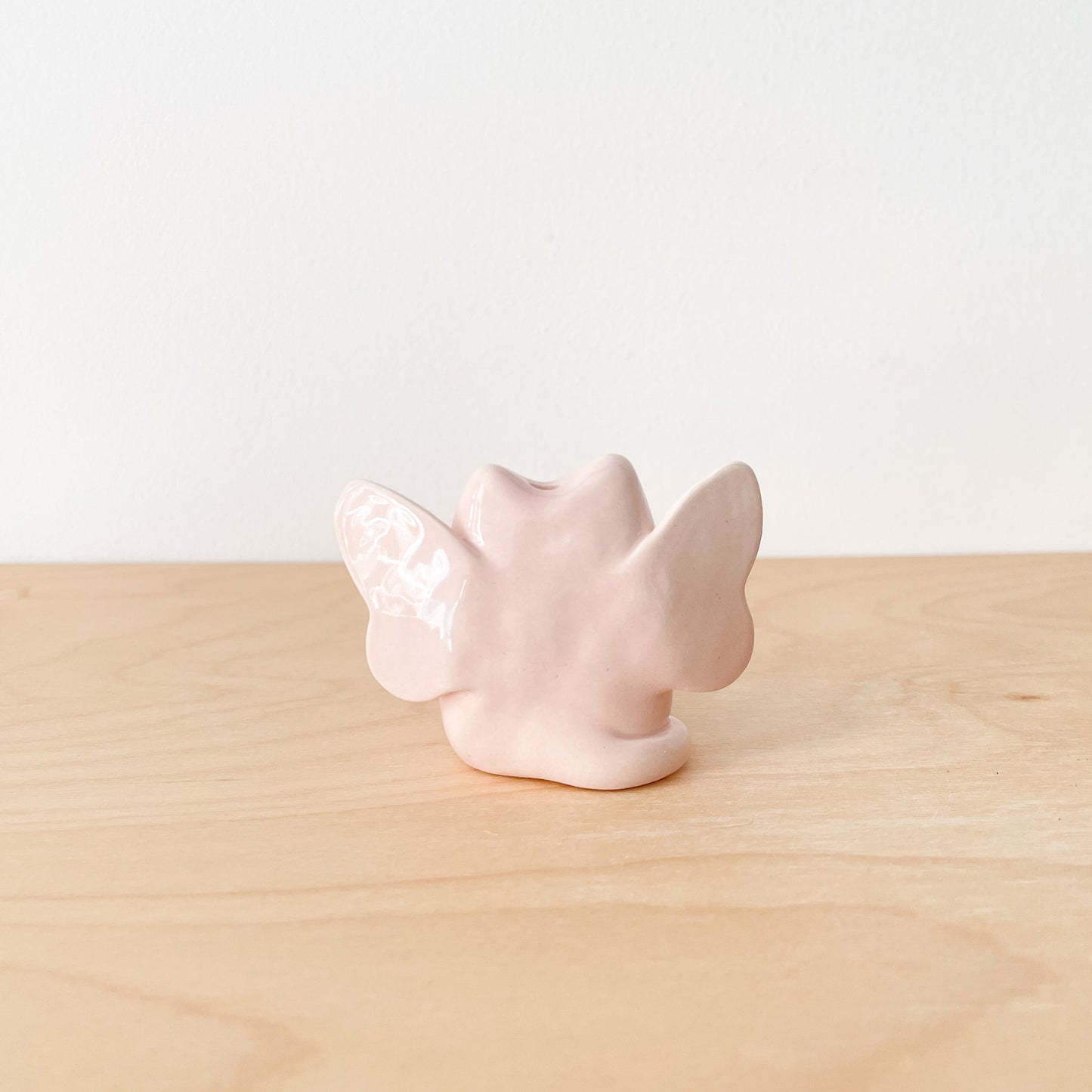 Pink Fairy Cat Mini Vase