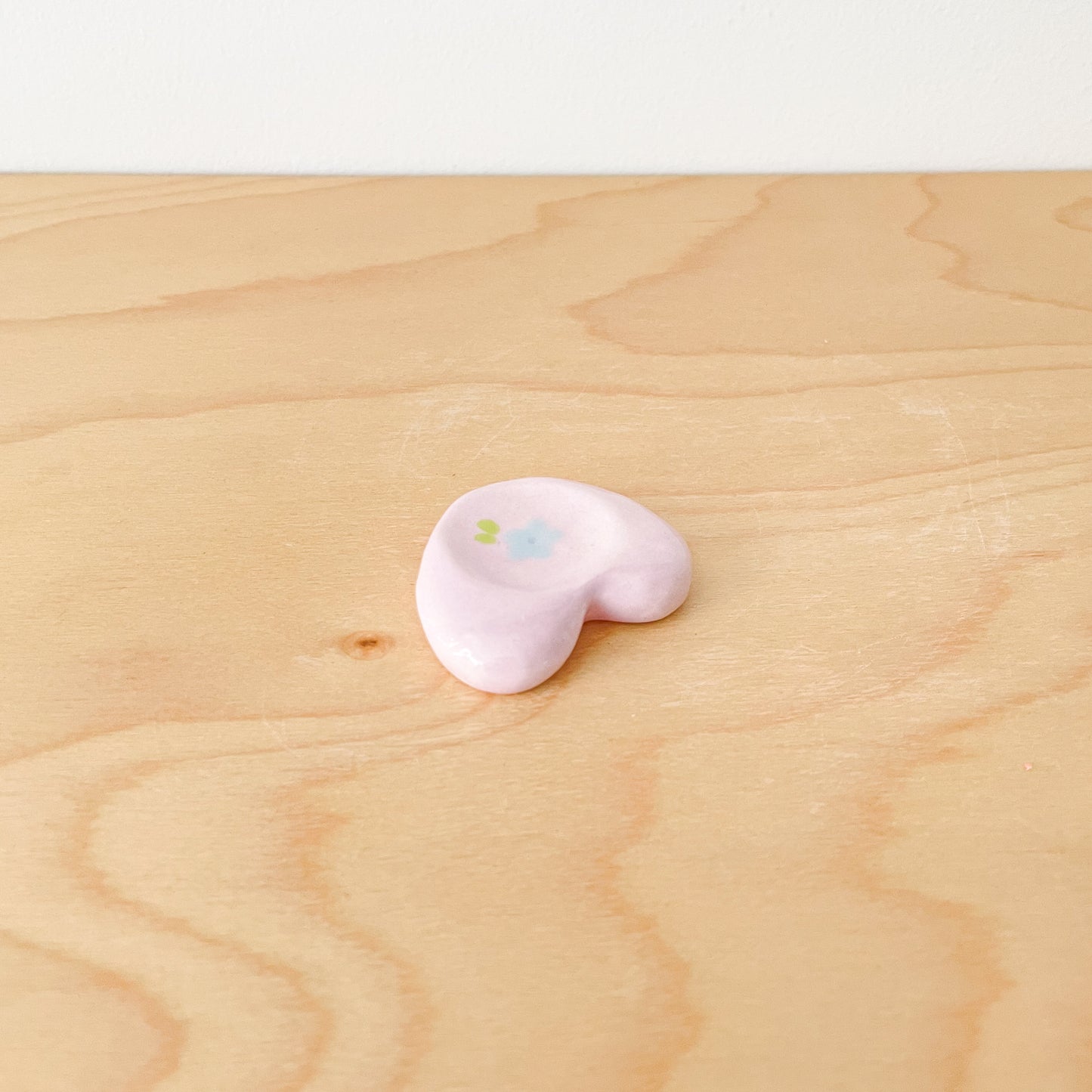 Flower Love Heart Worry Stone