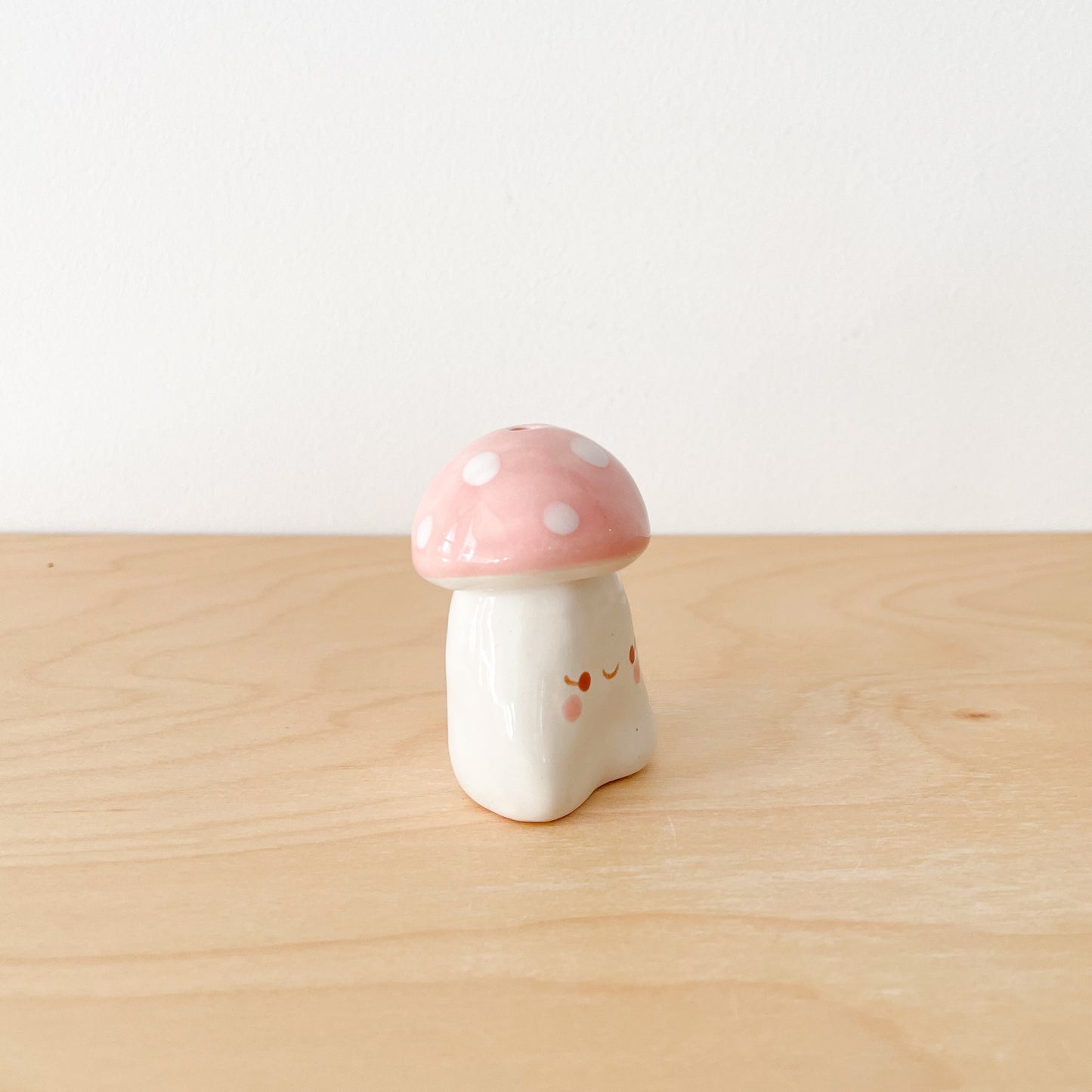 Pink Mushroom Mini Vase