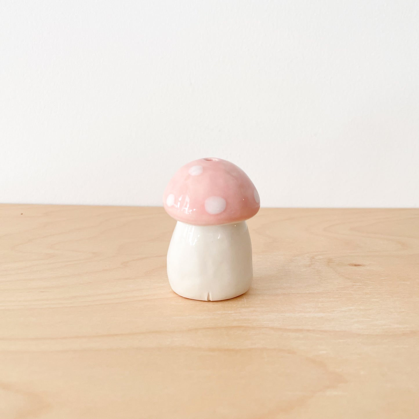 Pink Mushroom Mini Vase