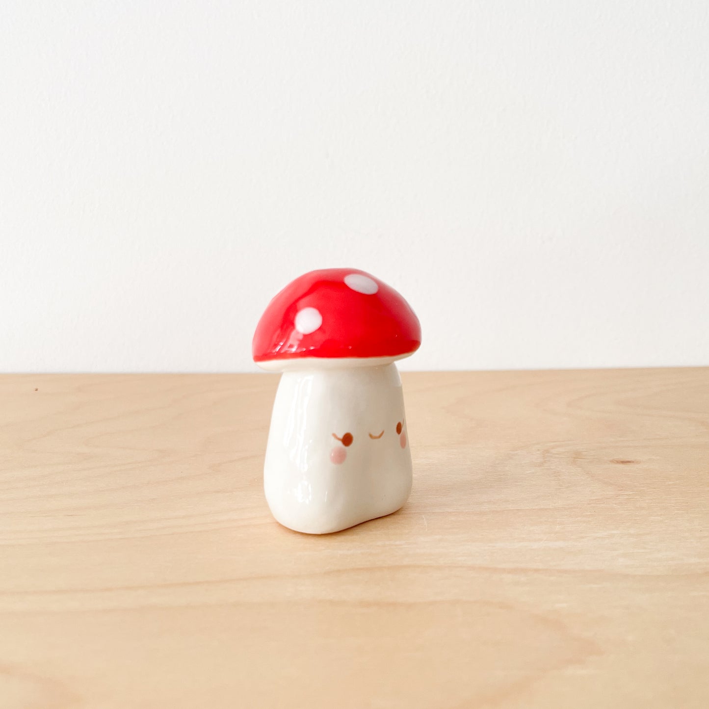 Red Mushroom Mini Vase