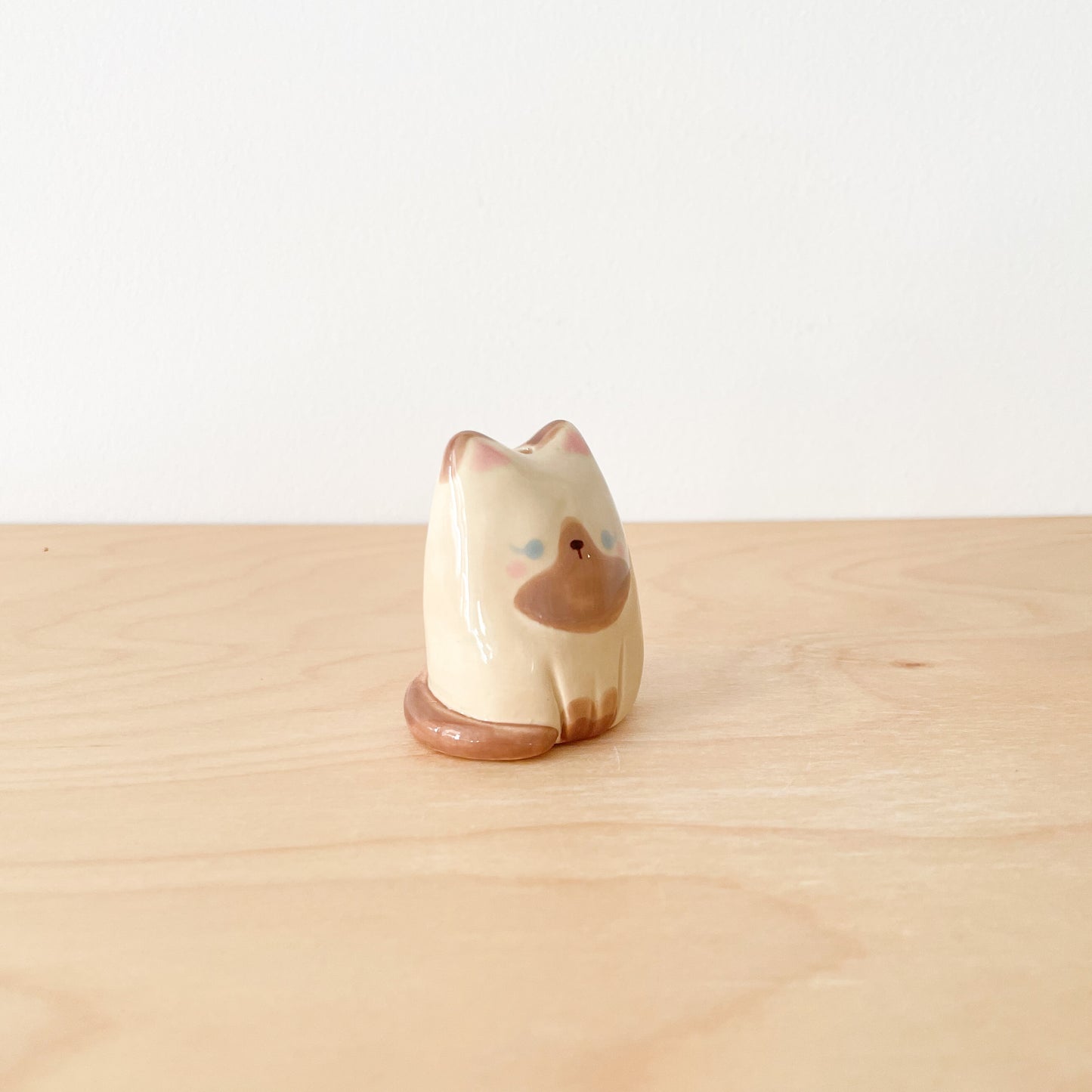 Siamese Cat Mini Vase