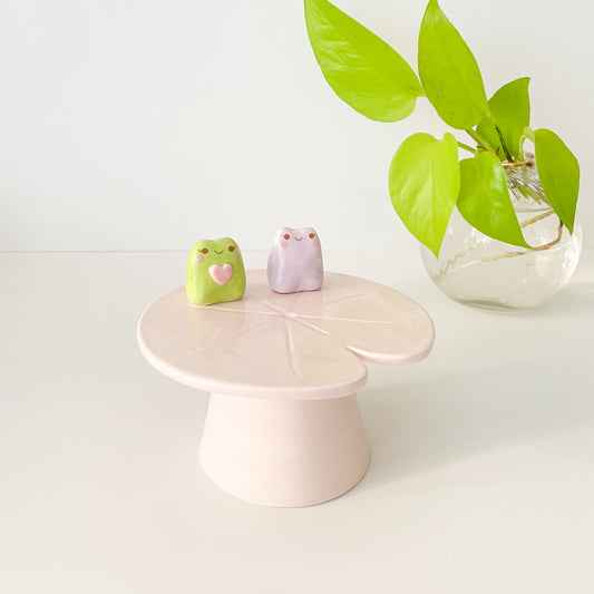 Pink Lily Pad Stand