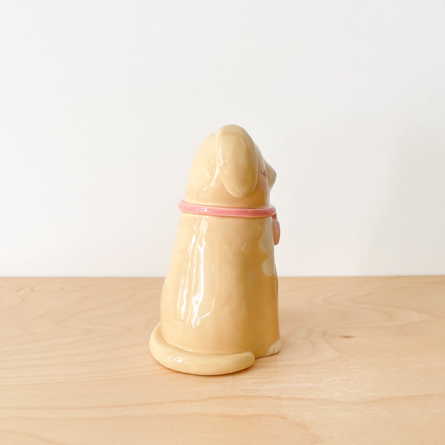 Caramel Dog Vase