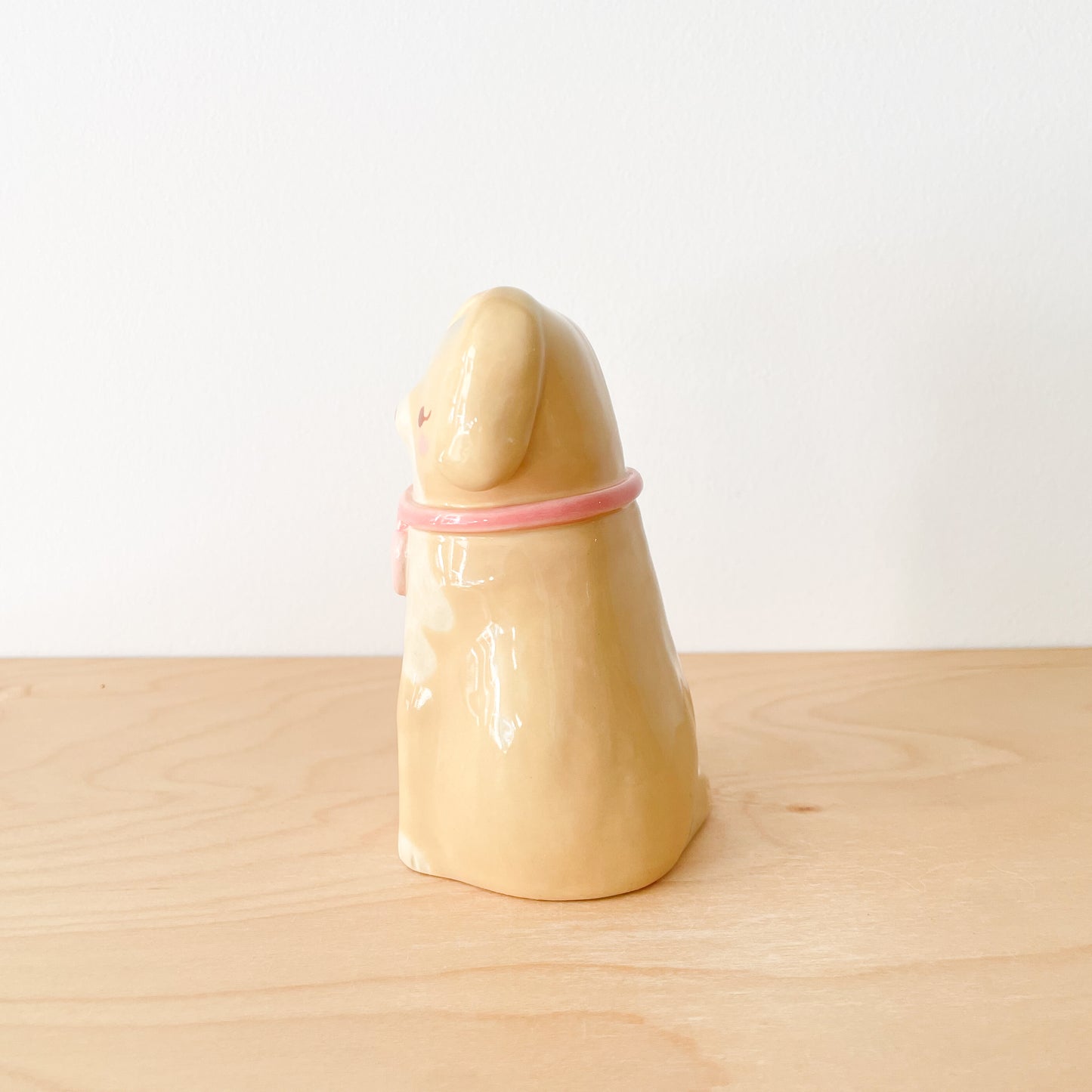 Caramel Dog Vase
