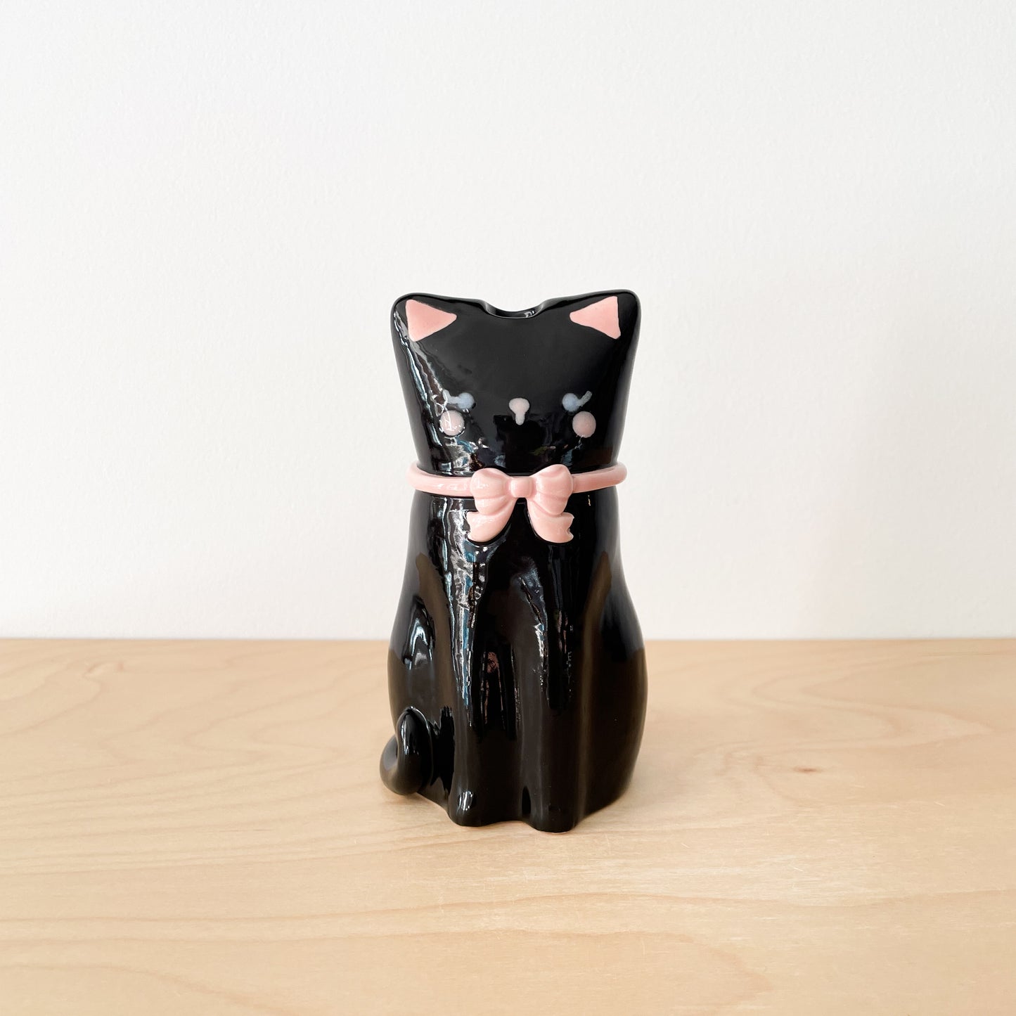 Black Cat Vase